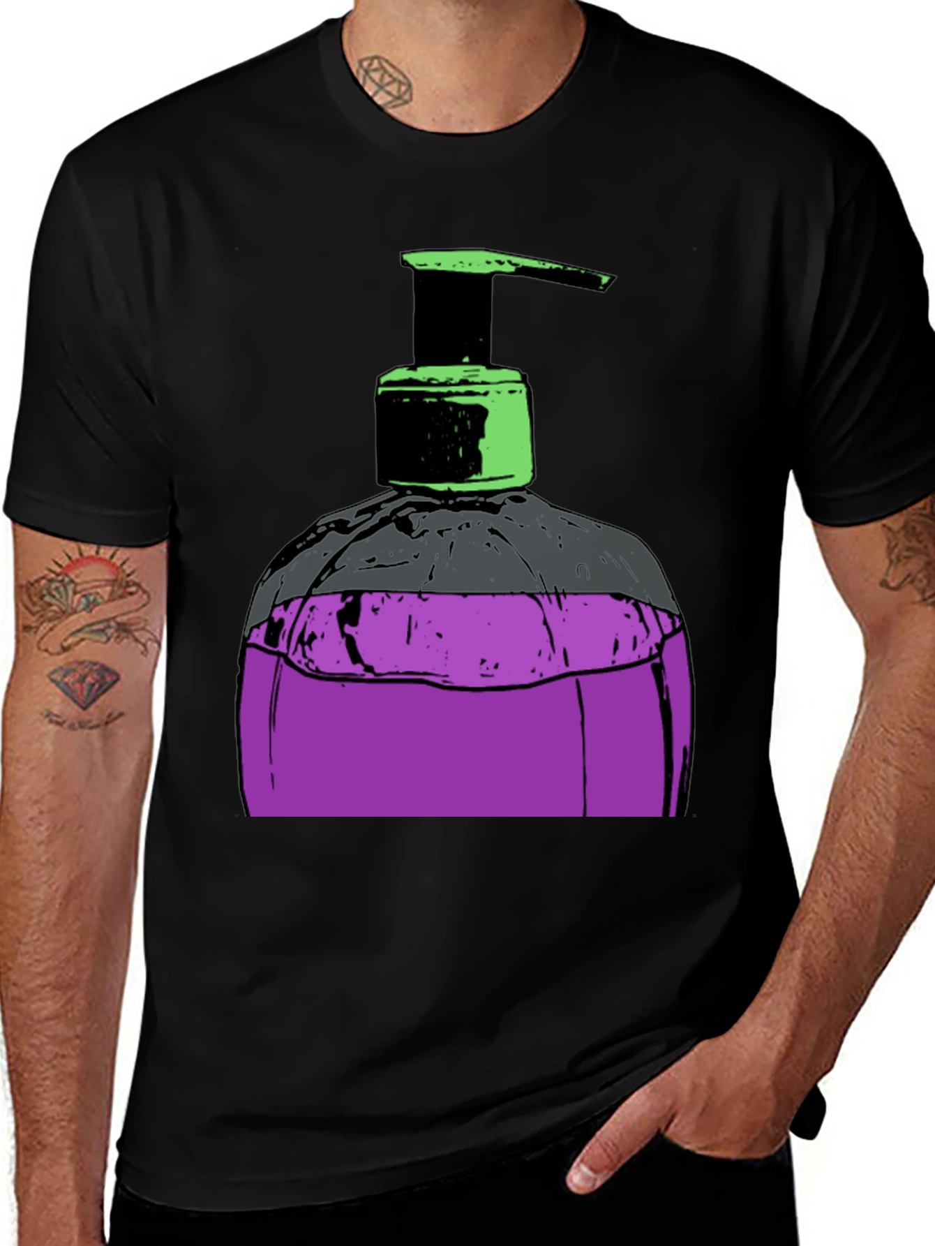 Variant 3 of Novelty Soap Dispenser Graphic Tee