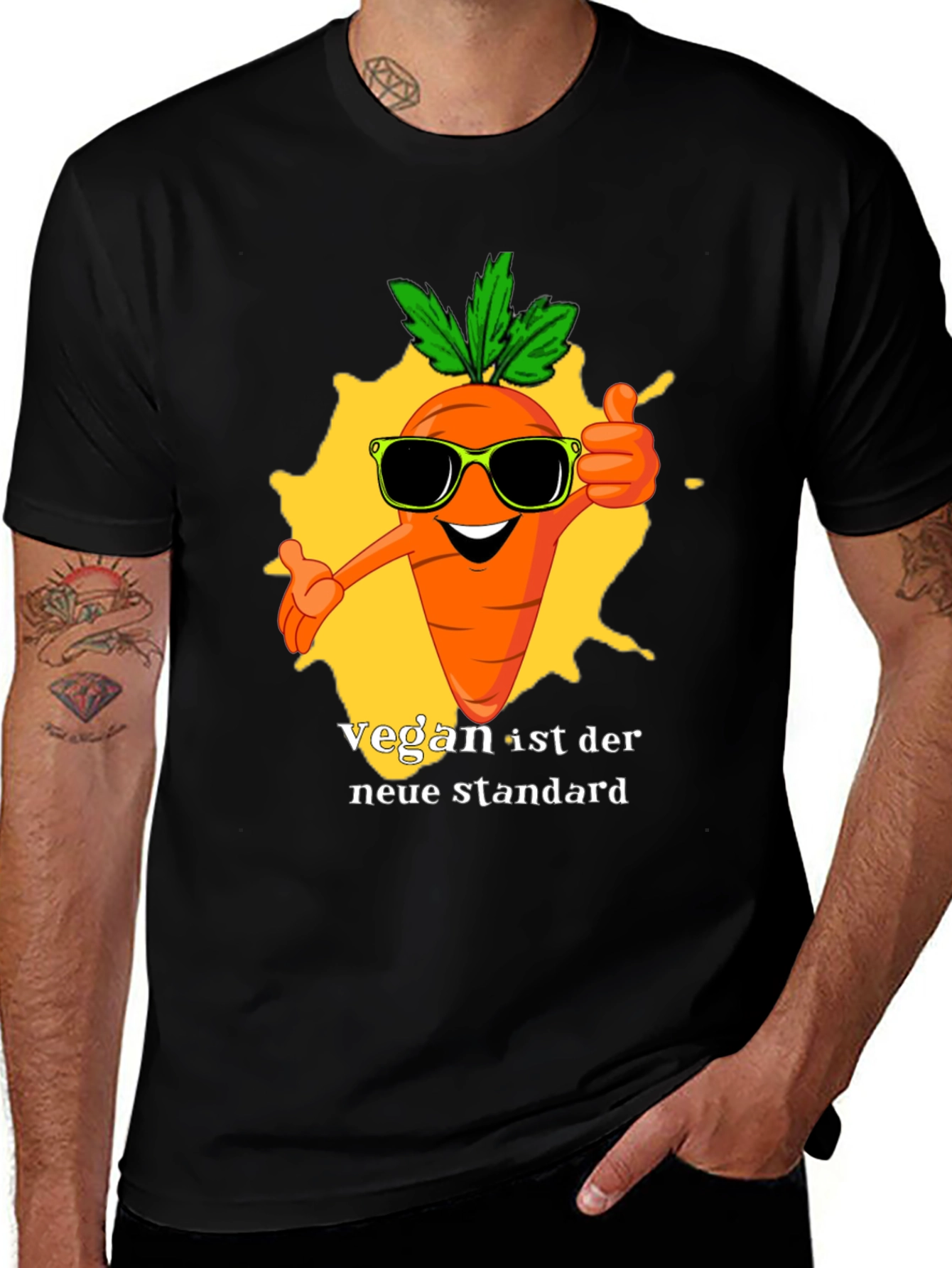 Variant 4 of Vegan Carrot T-Shirt - New Standard