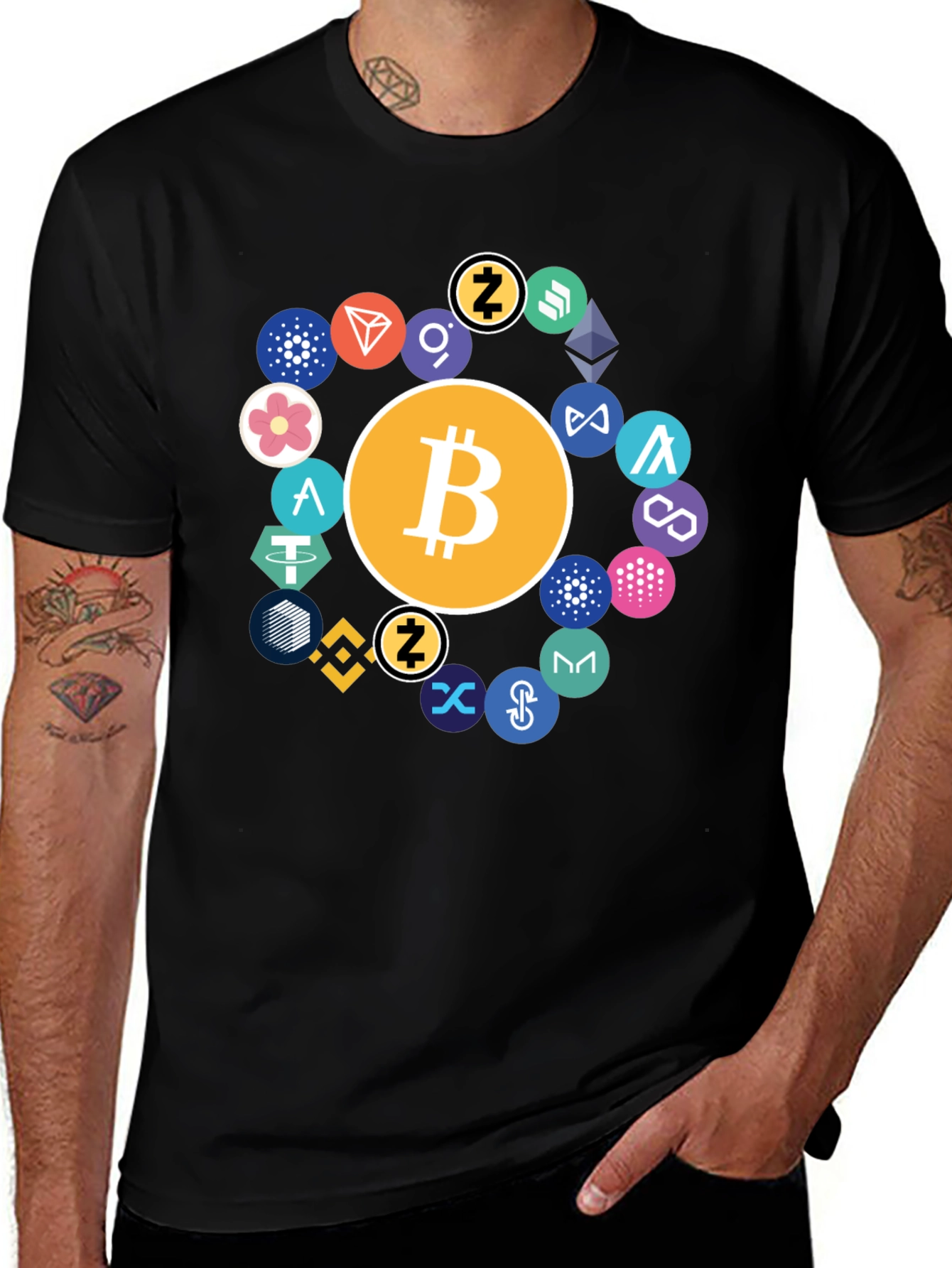 Crypto Currency Bitcoin T-Shirt