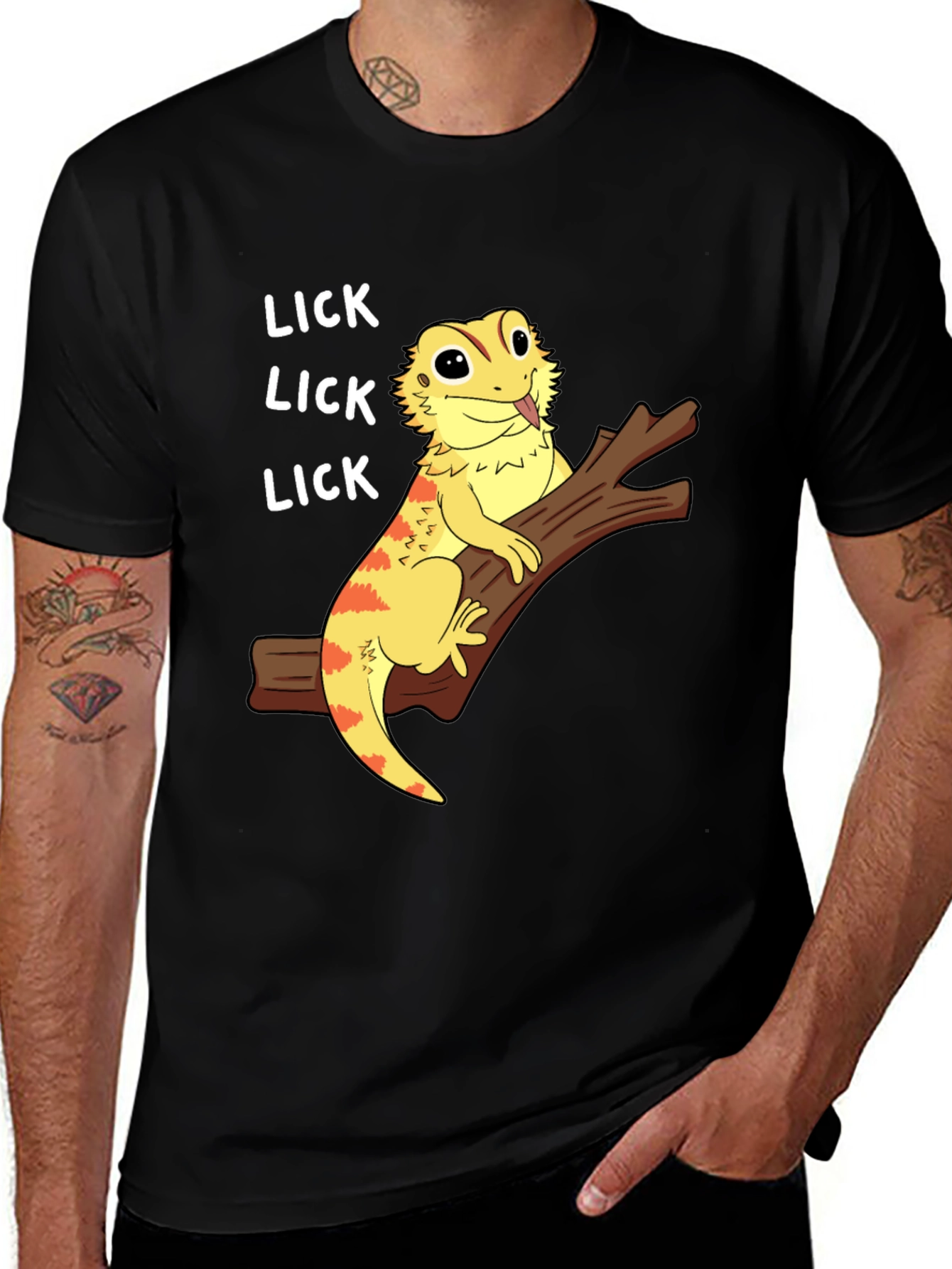 Variant 24 of Bearded Dragon Lick T-Shirt