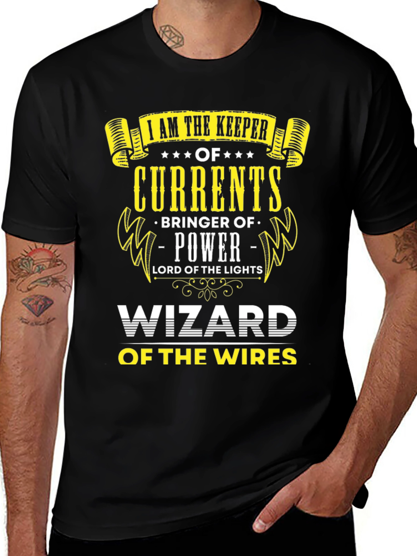 Variant 7 of Electrician T-Shirt - Keeper of Currents