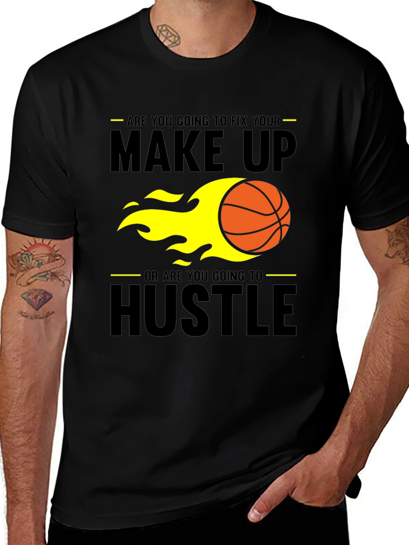 Make Up or Hustle Men's T-Shirt