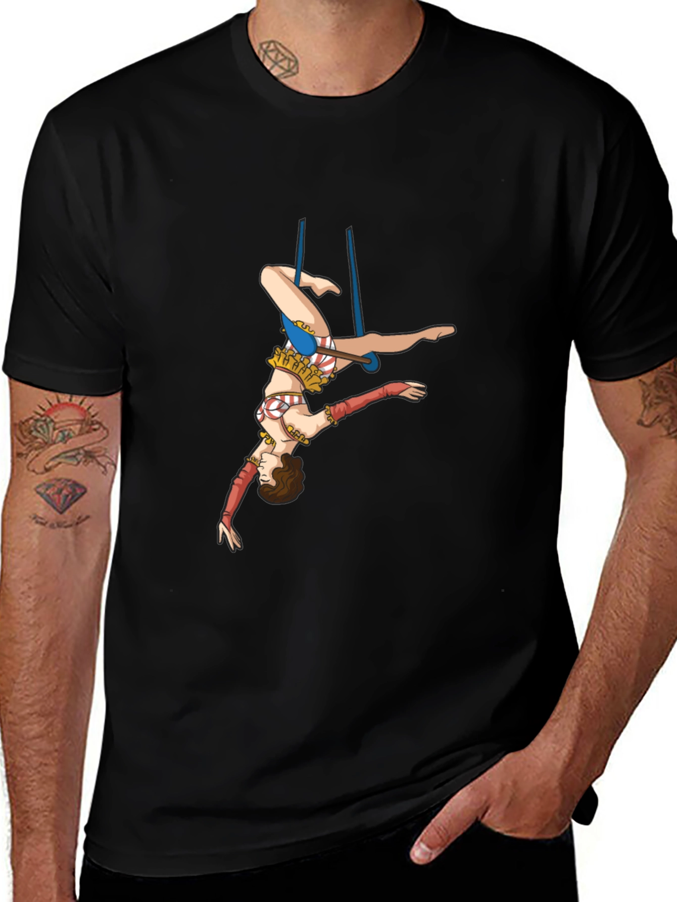 Variant 18 of Trapeze Artist Graphic T-Shirt