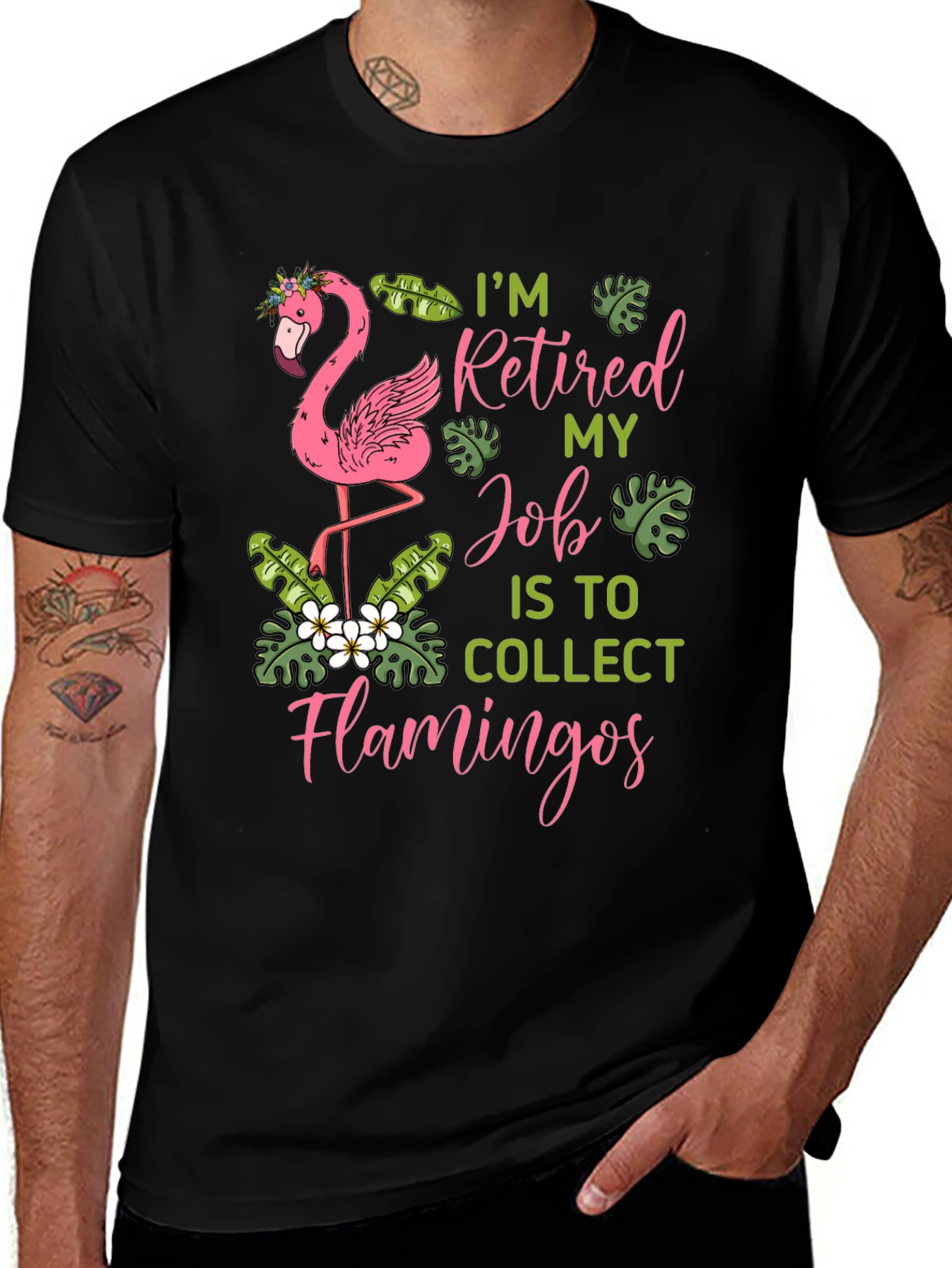 Variant 8 of Retired Flamingo Collector Graphic Tee