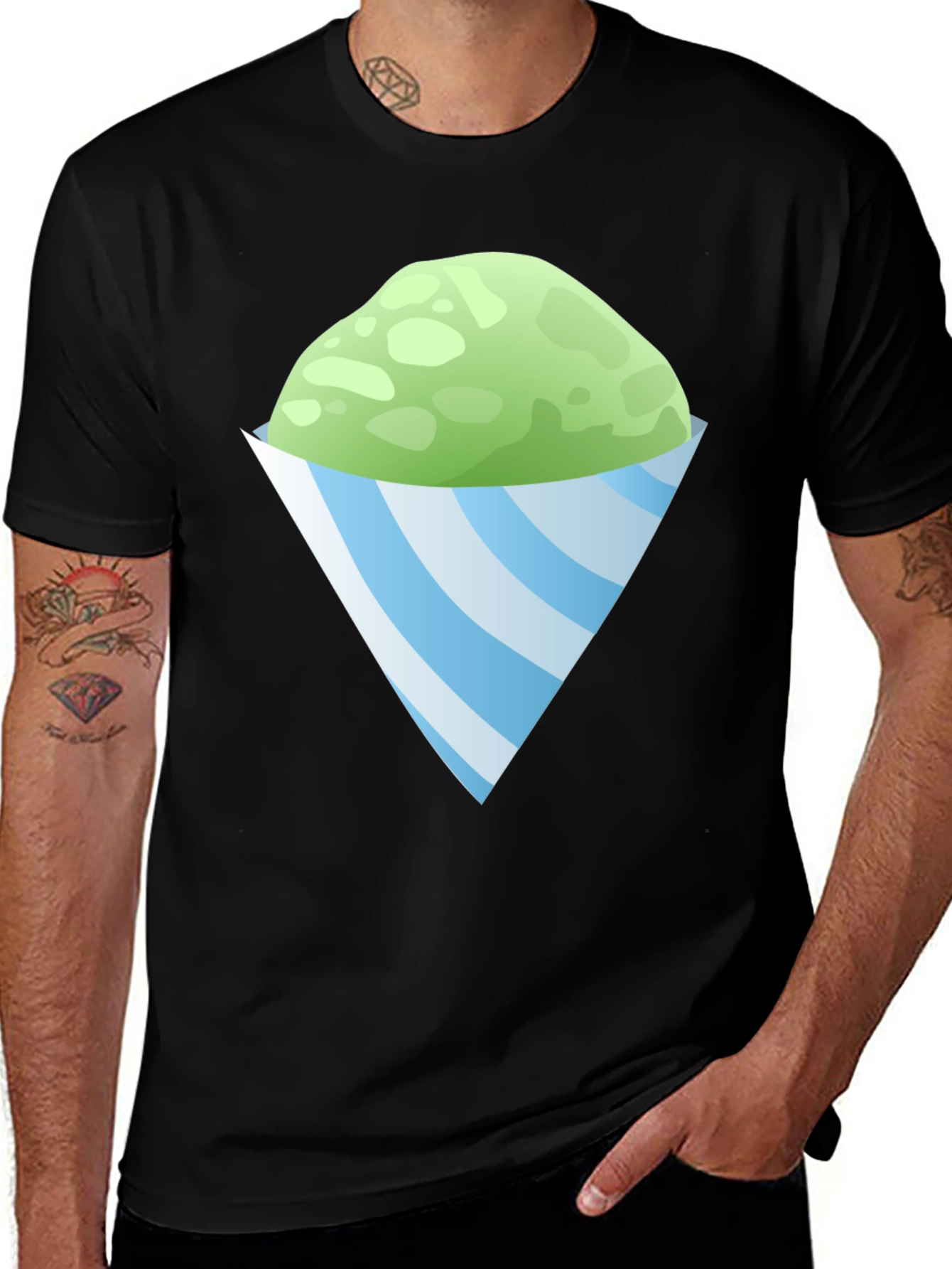 Variant 22 of Snow Cone Graphic Tee - Summer Vibes