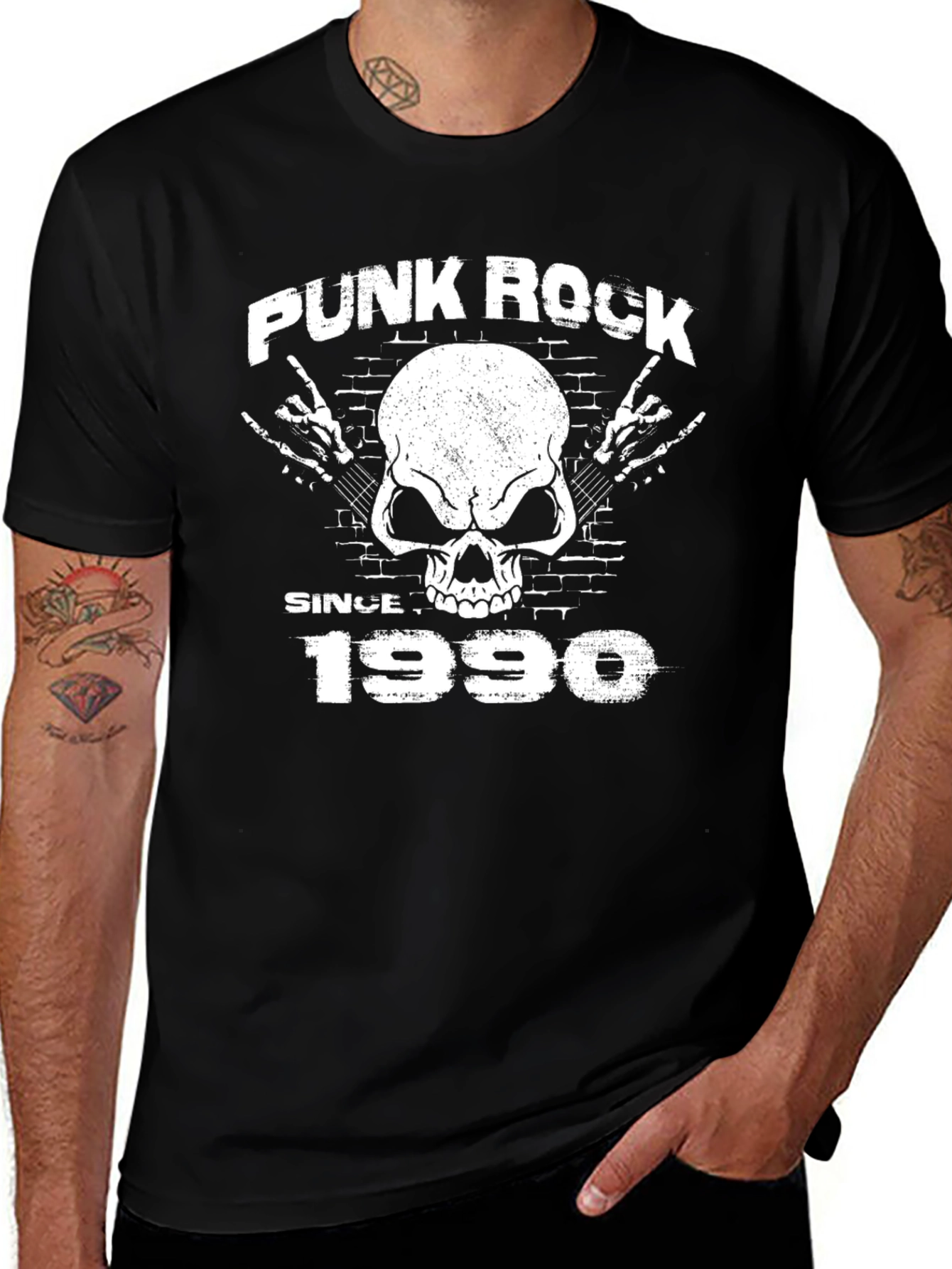 Variant 3 of Punk Rock Since 1990 Black T-Shirt