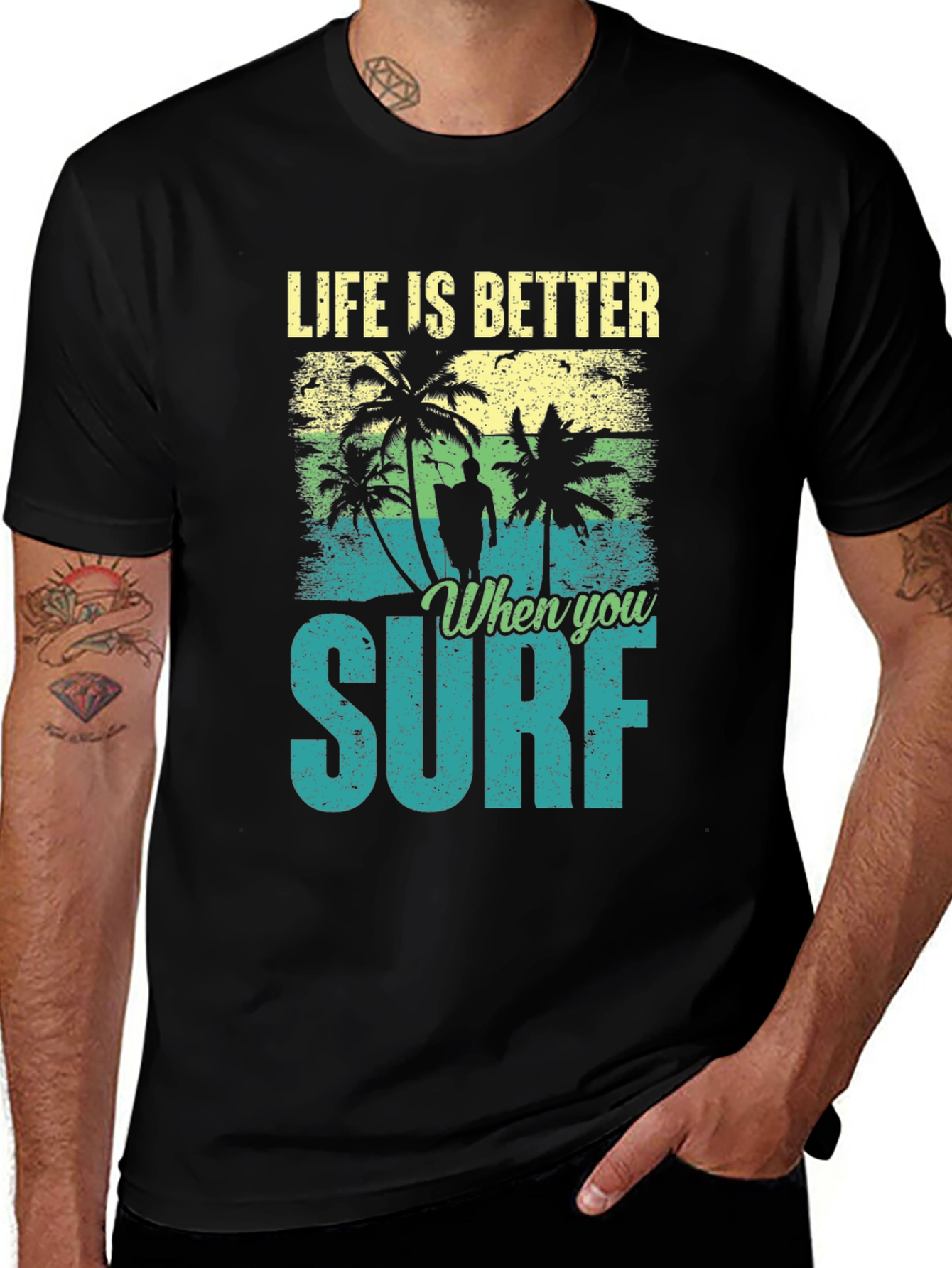 Life is Better When You Surf Graphic Tee