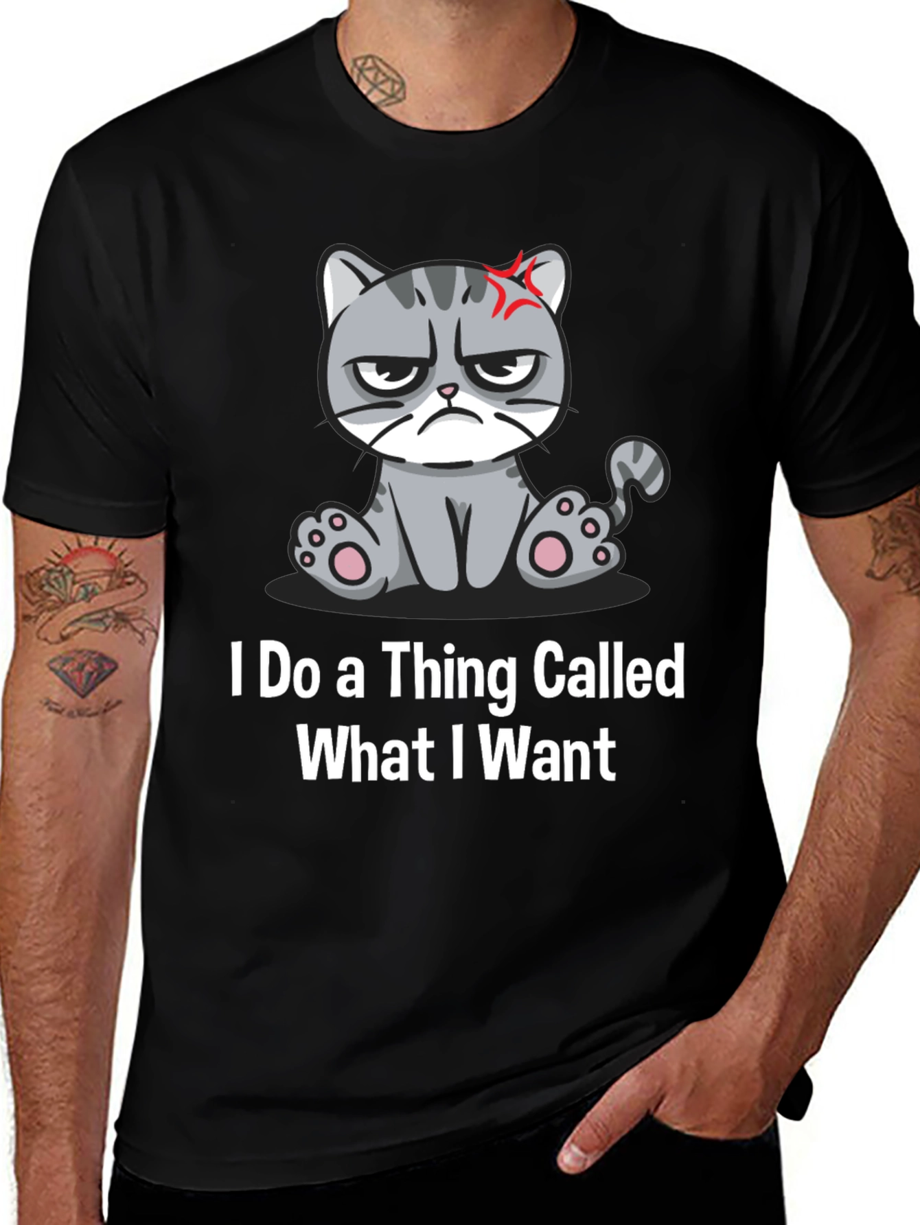 Variant 20 of Grumpy Cat T-Shirt - I Do What I Want