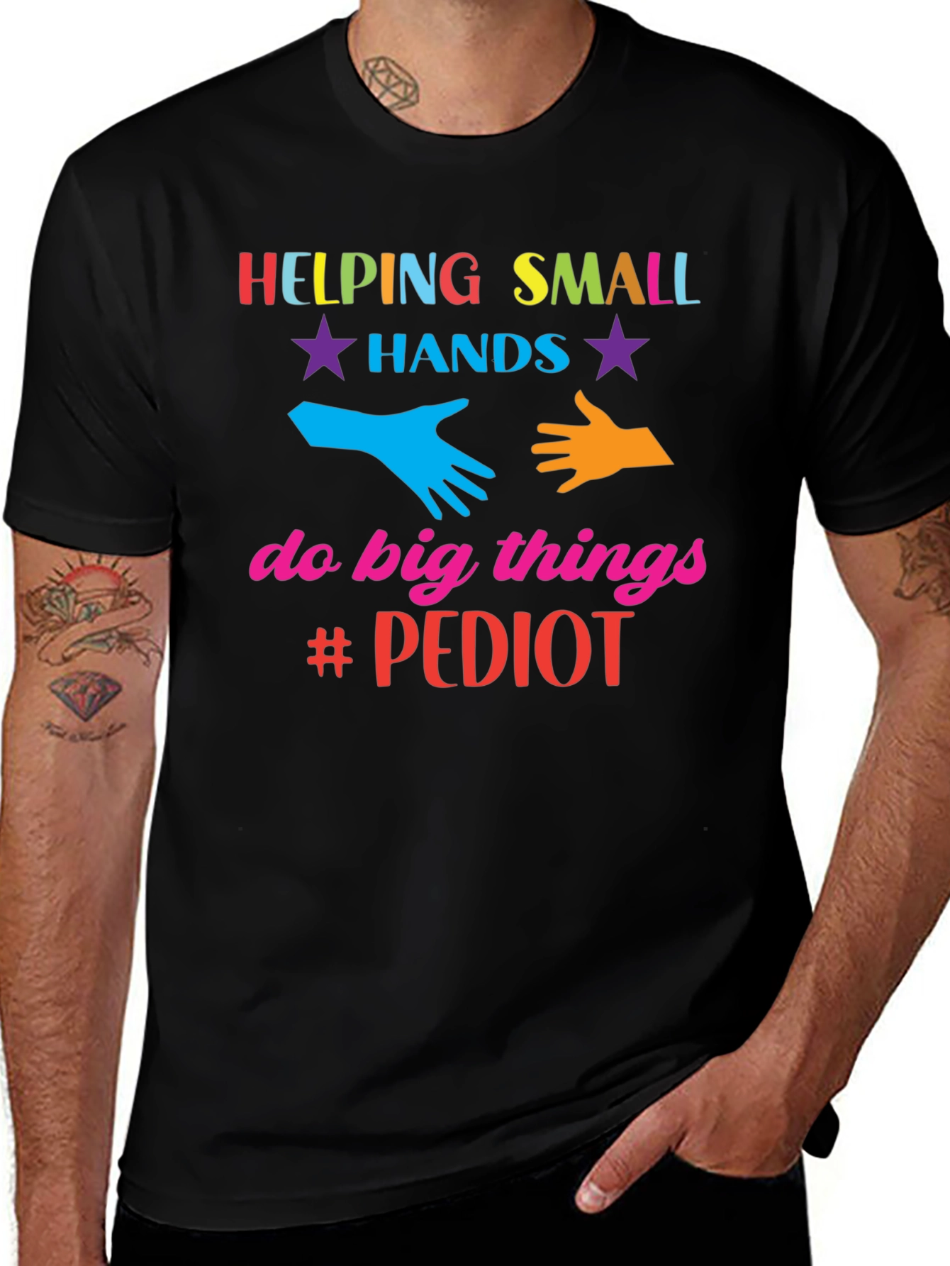 Variant 2 of Helping Small Hands Tee