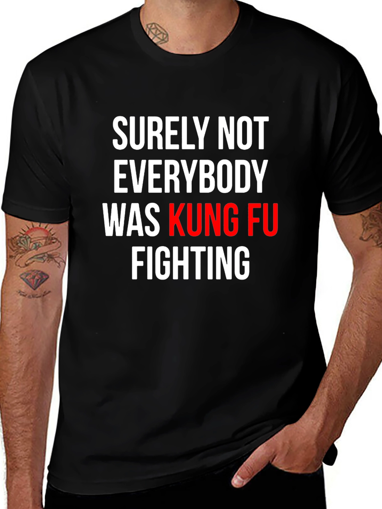 Variant 3 of Kung Fu Fighting Graphic T-Shirt