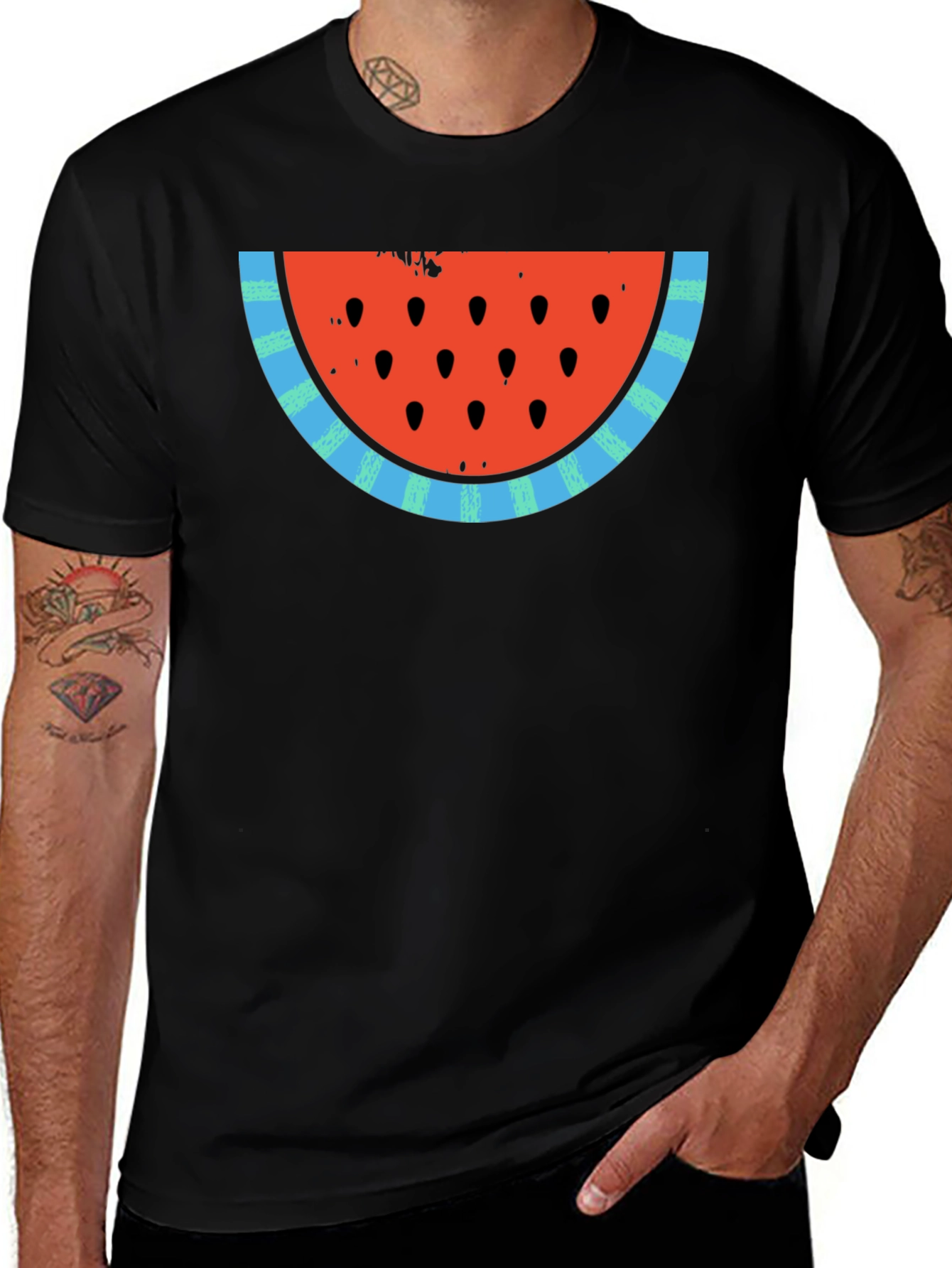 Variant 14 of Watermelon Slice Graphic T-Shirt