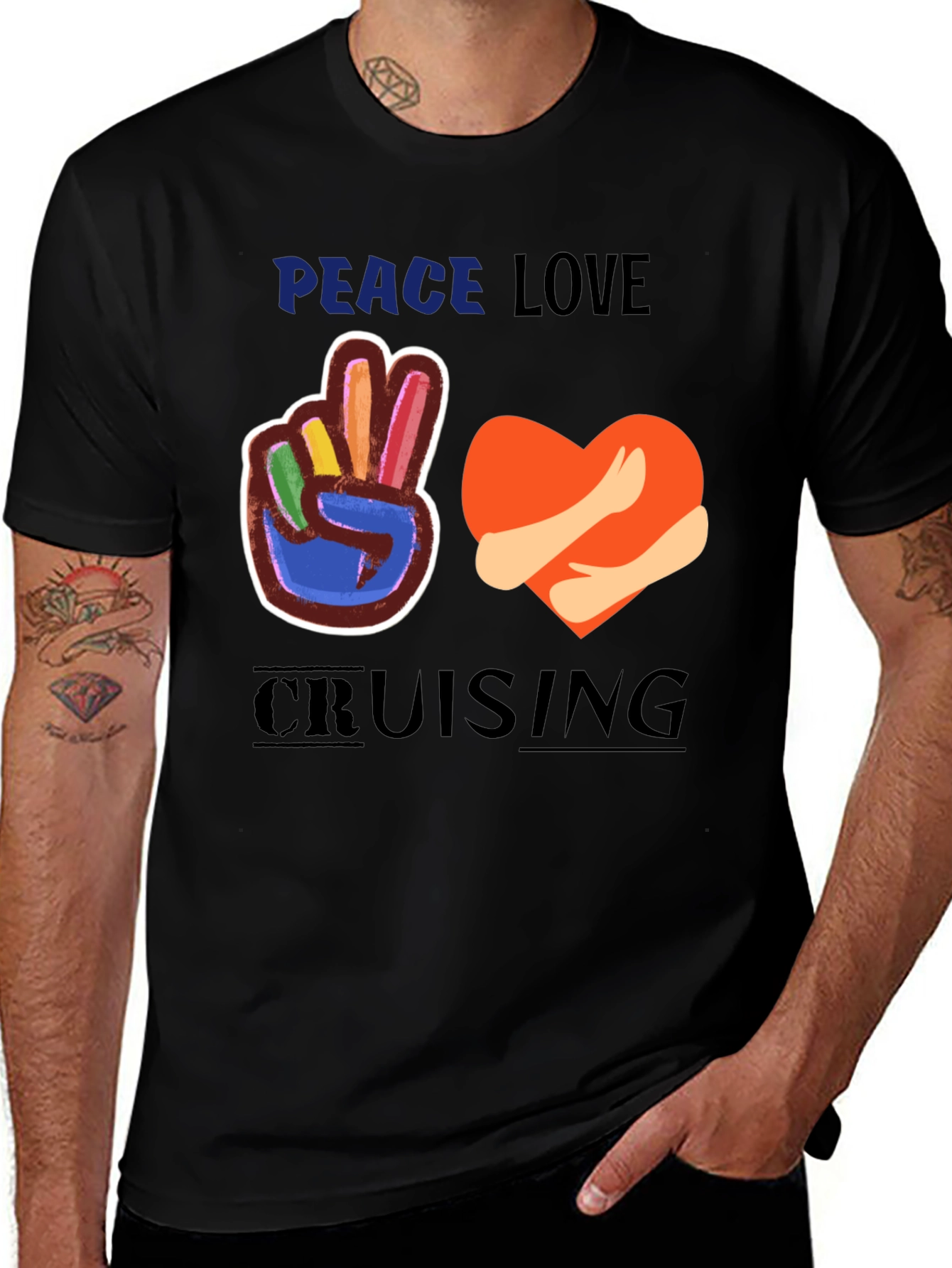Variant 8 of Peace Love Cruising Graphic T-Shirt