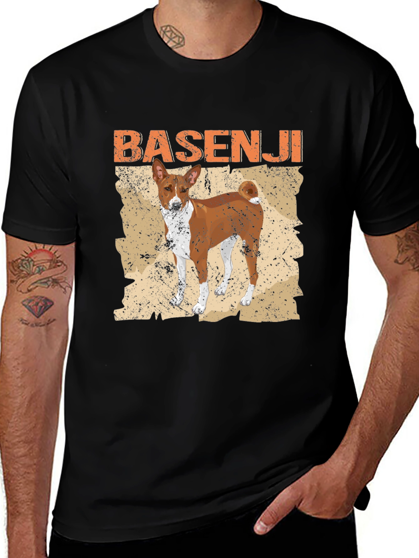 Basenji Dog Graphic Tee - Cool Pet Lover T-Shirt