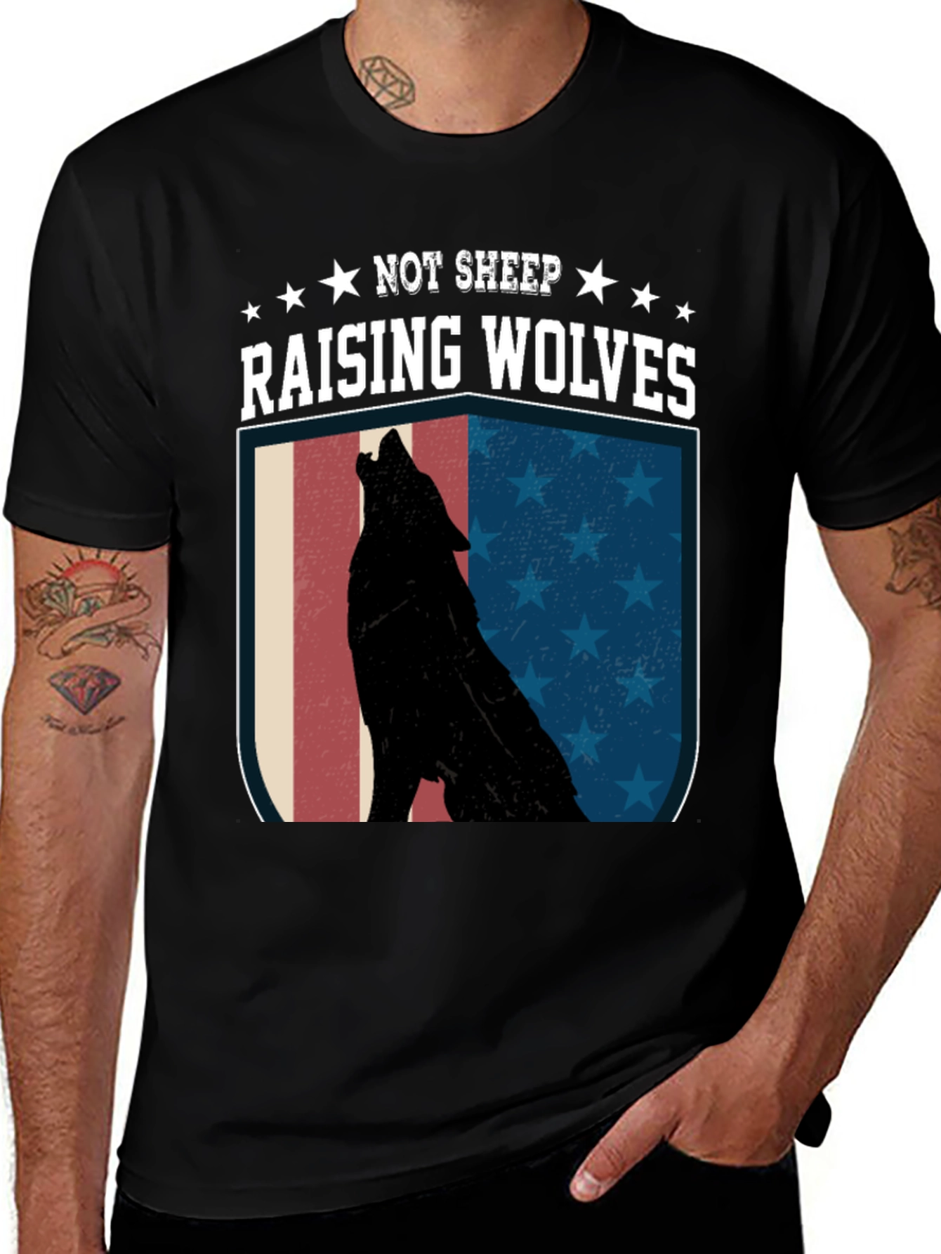 Raising Wolves Graphic Tee