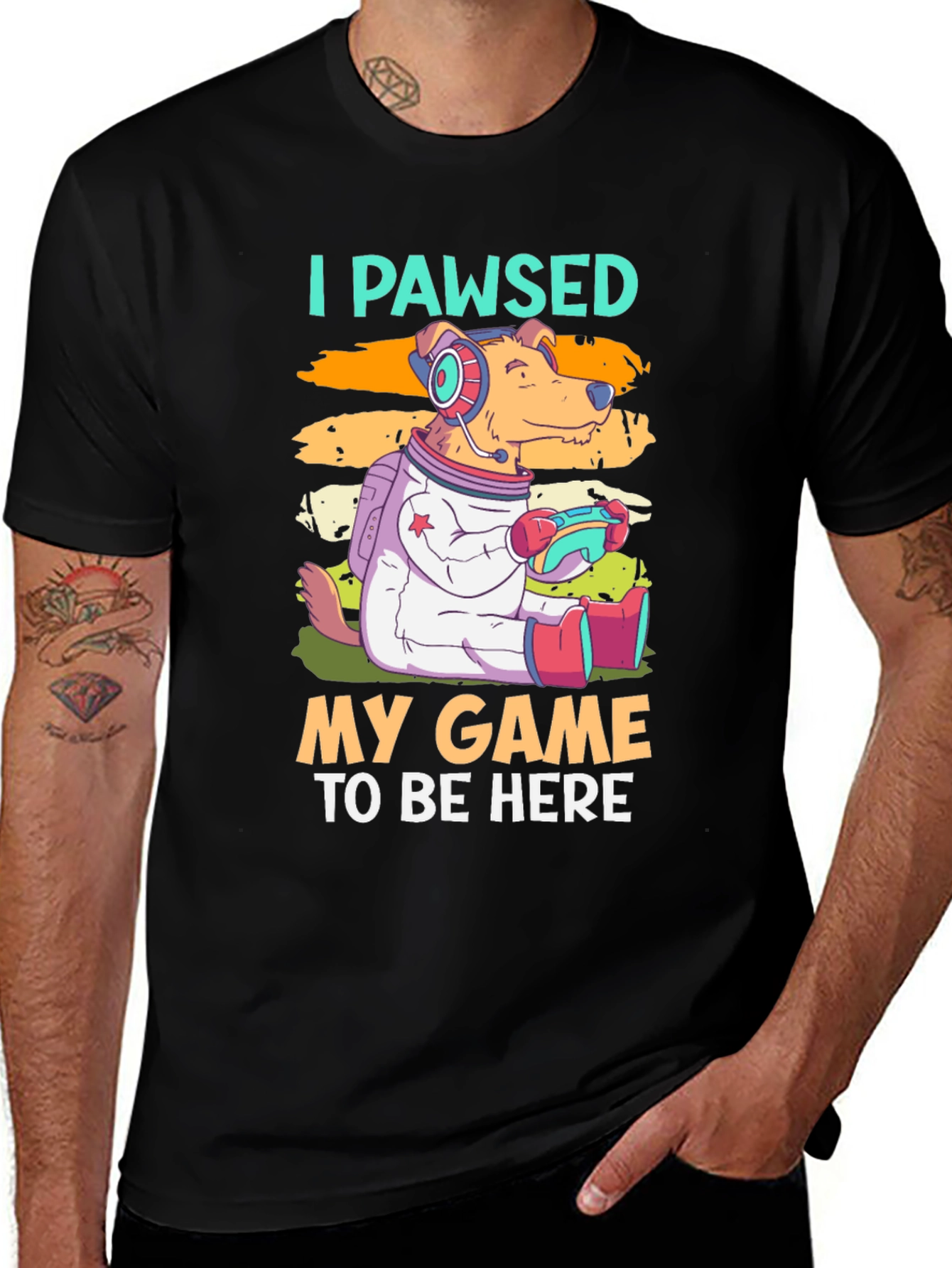 Variant 24 of I Paw-sed My Game T-Shirt