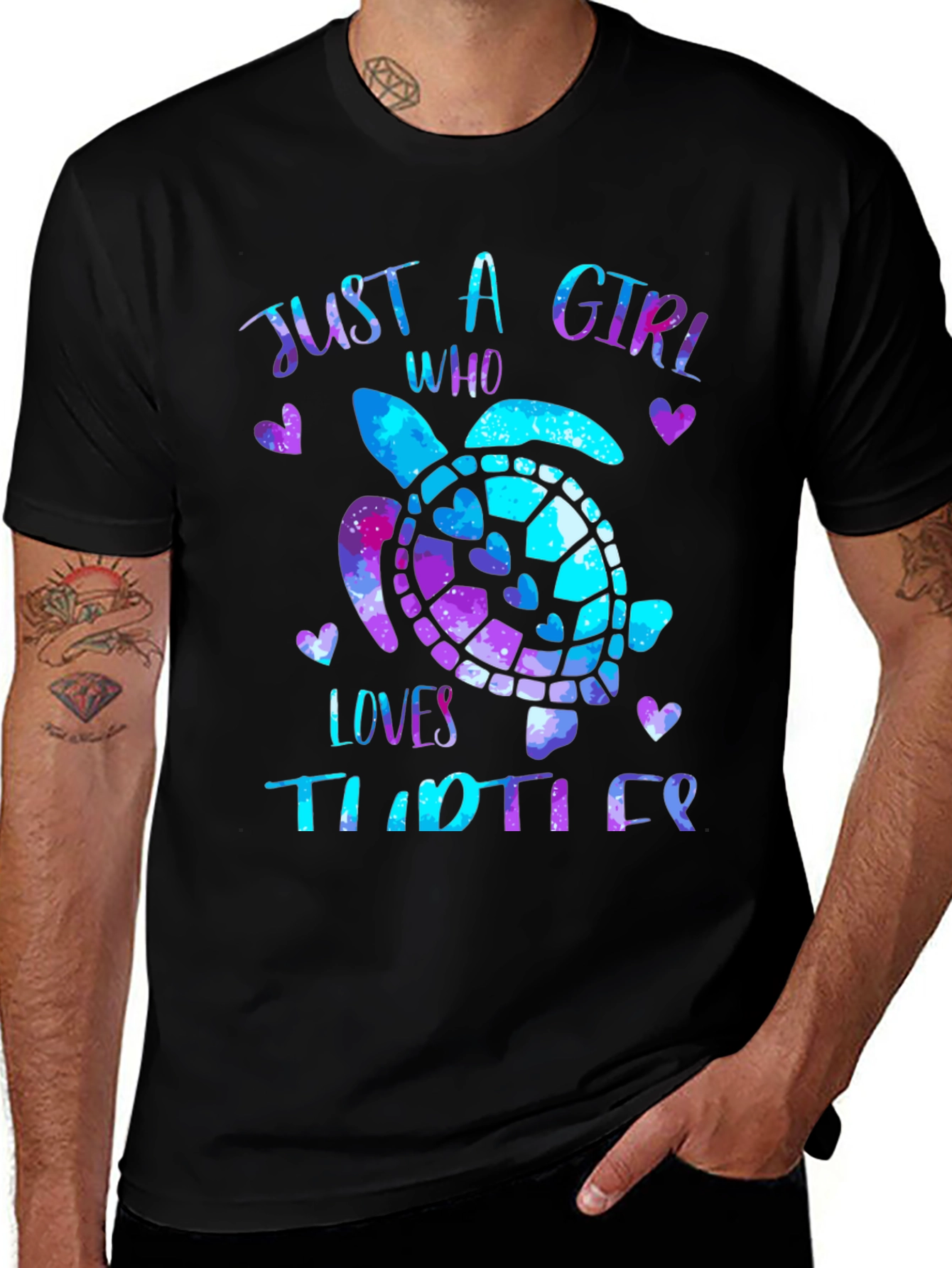Variant 14 of Just a Girl Who Loves Turtles T-Shirt