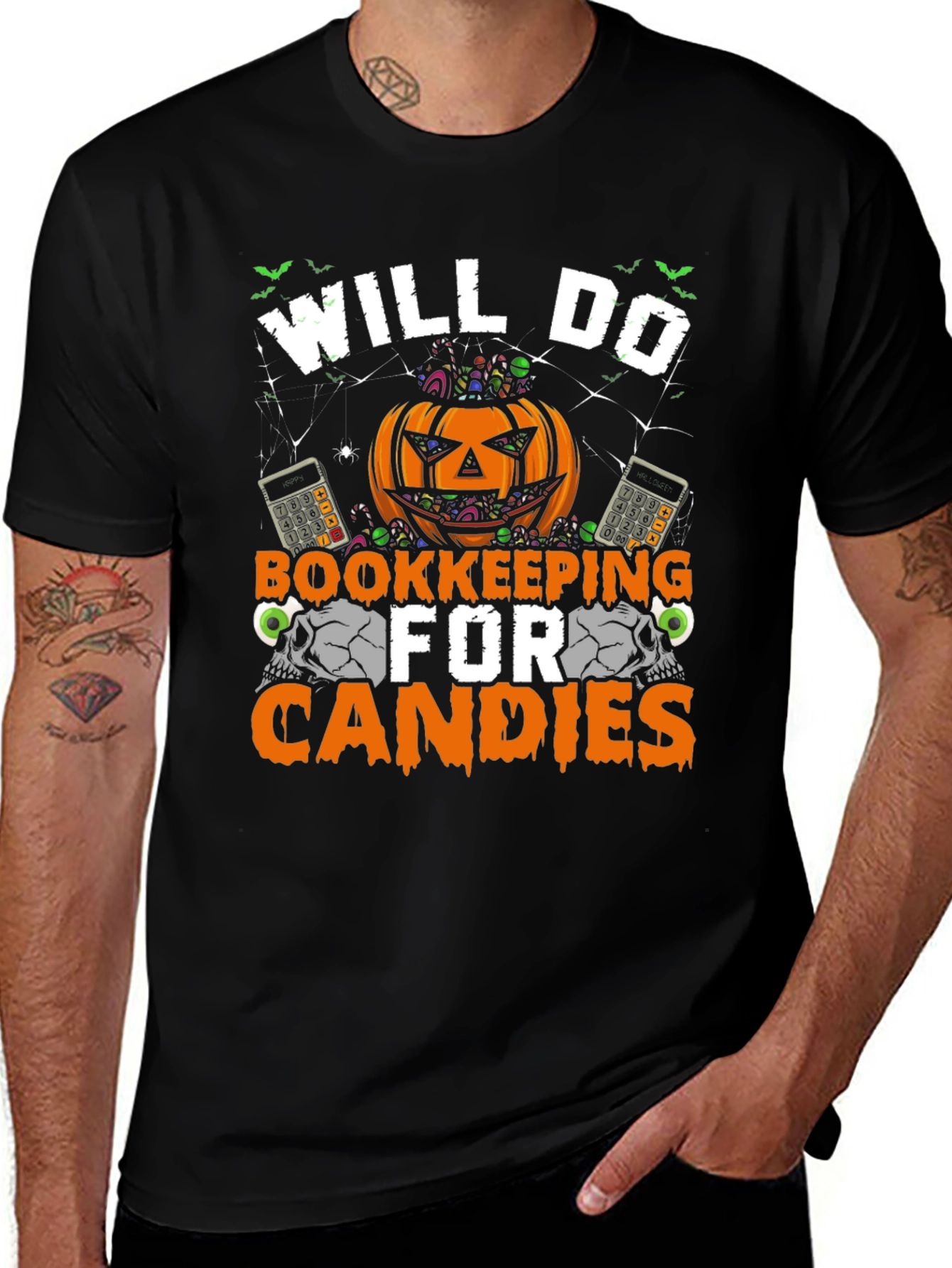 Halloween Bookkeeping for Candies T-Shirt