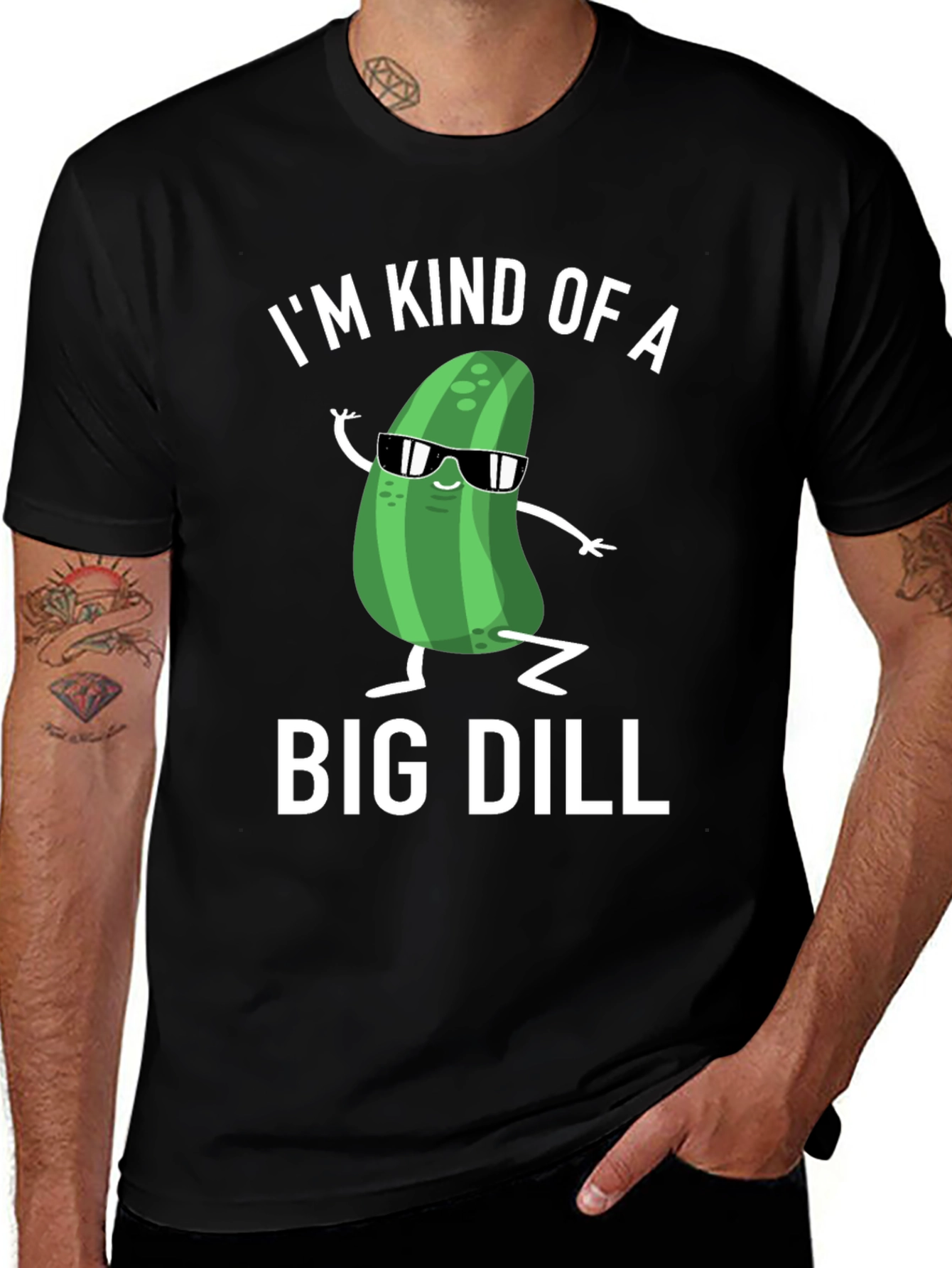 Variant 9 of I'm Kind of a Big Dill T-Shirt Funny Pickle Pun Tee
