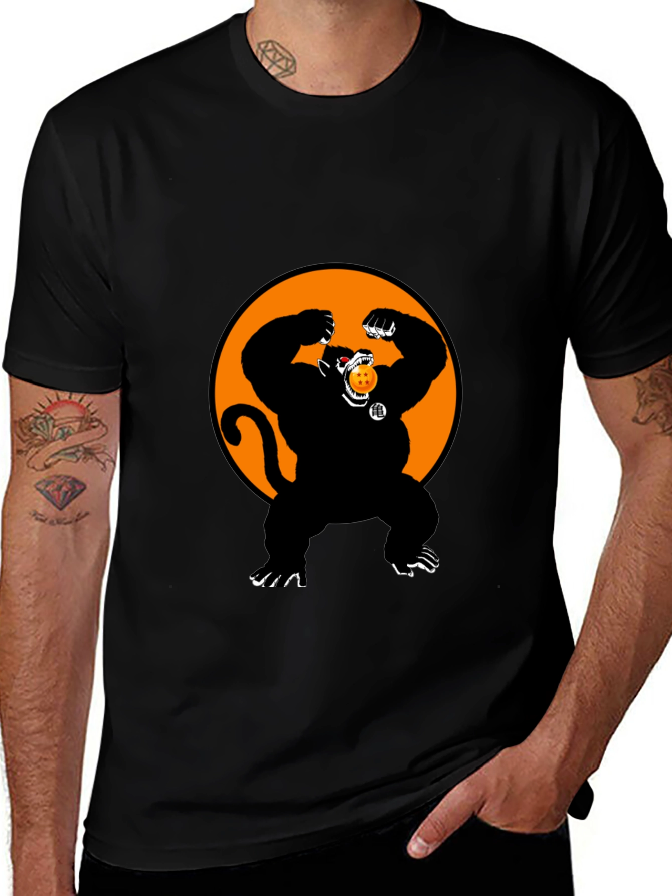 Variant 5 of Great Ape Graphic T-Shirt - Anime Inspired Tee