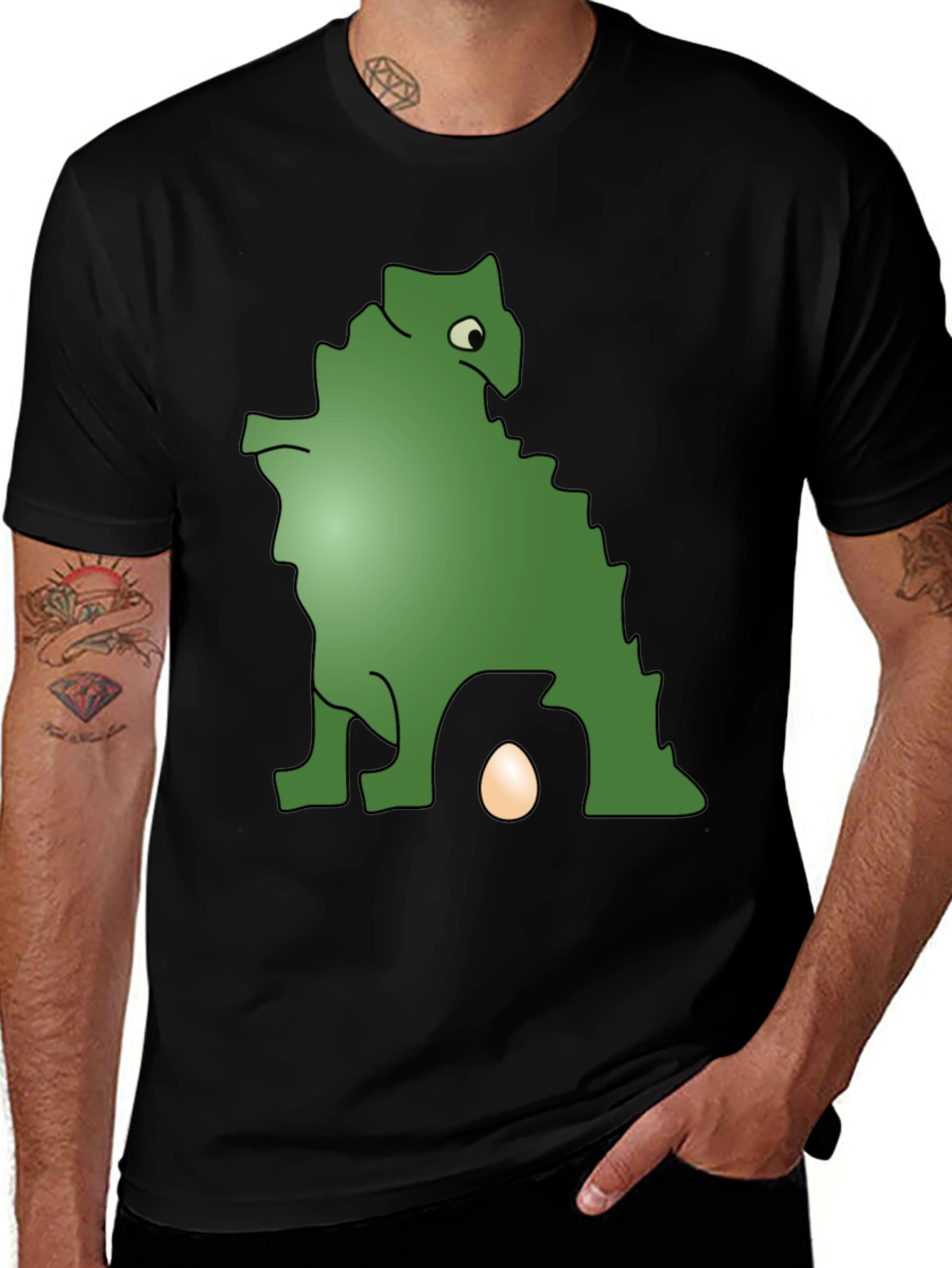Variant 15 of Dinosaur Egg T-Shirt - Funny Graphic Tee