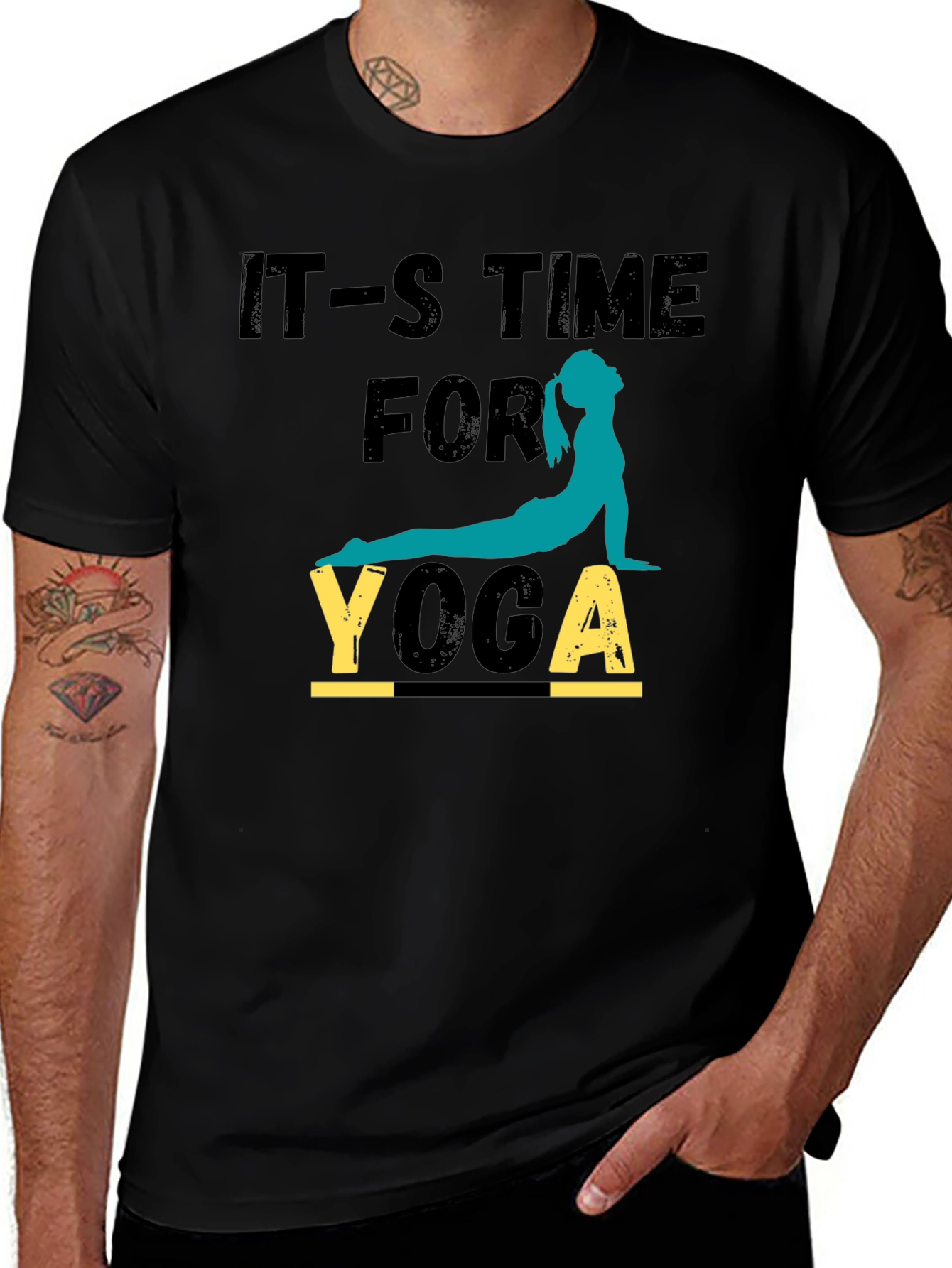 Variant 30 of Yoga Time Tee: Stylish Comfort for Workout or Relaxation