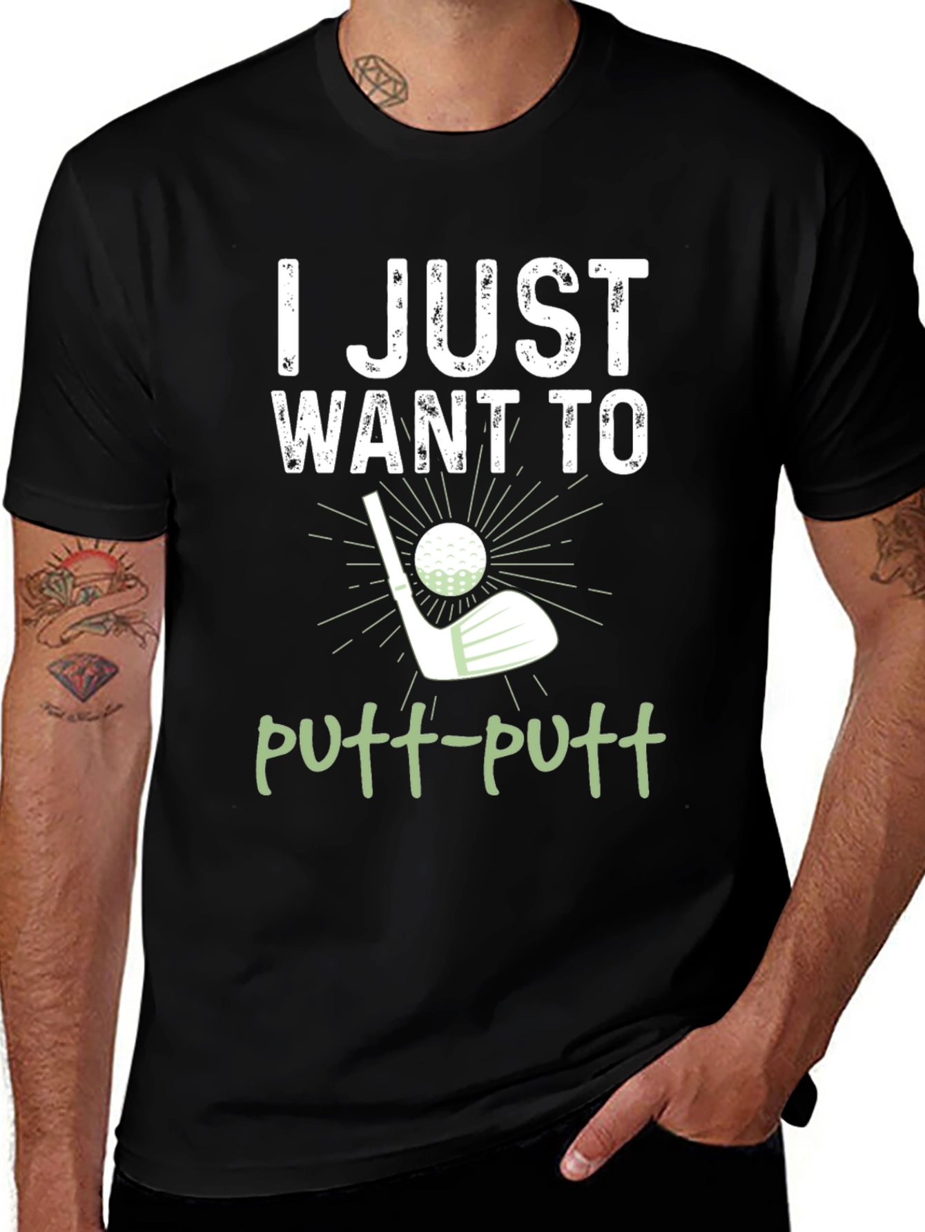 Variant 12 of Putt-Putt Golf T-Shirt - Casual Graphic Tee