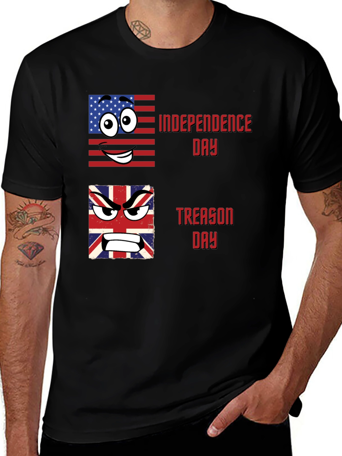 Variant 20 of Independence Day Treason Day Graphic Tee
