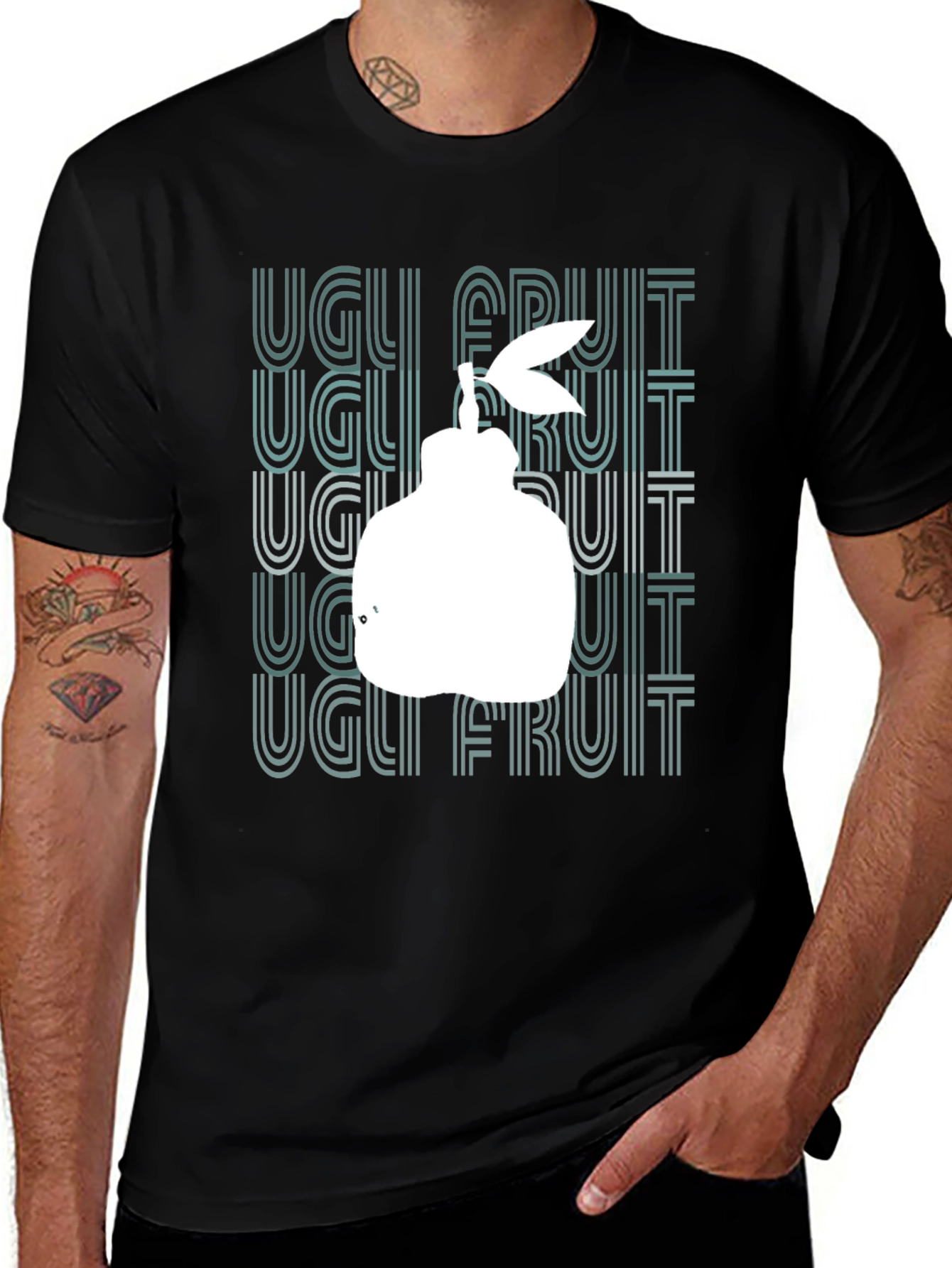 Variant 22 of Ugly Fruit Graphic Tee - Unique Design