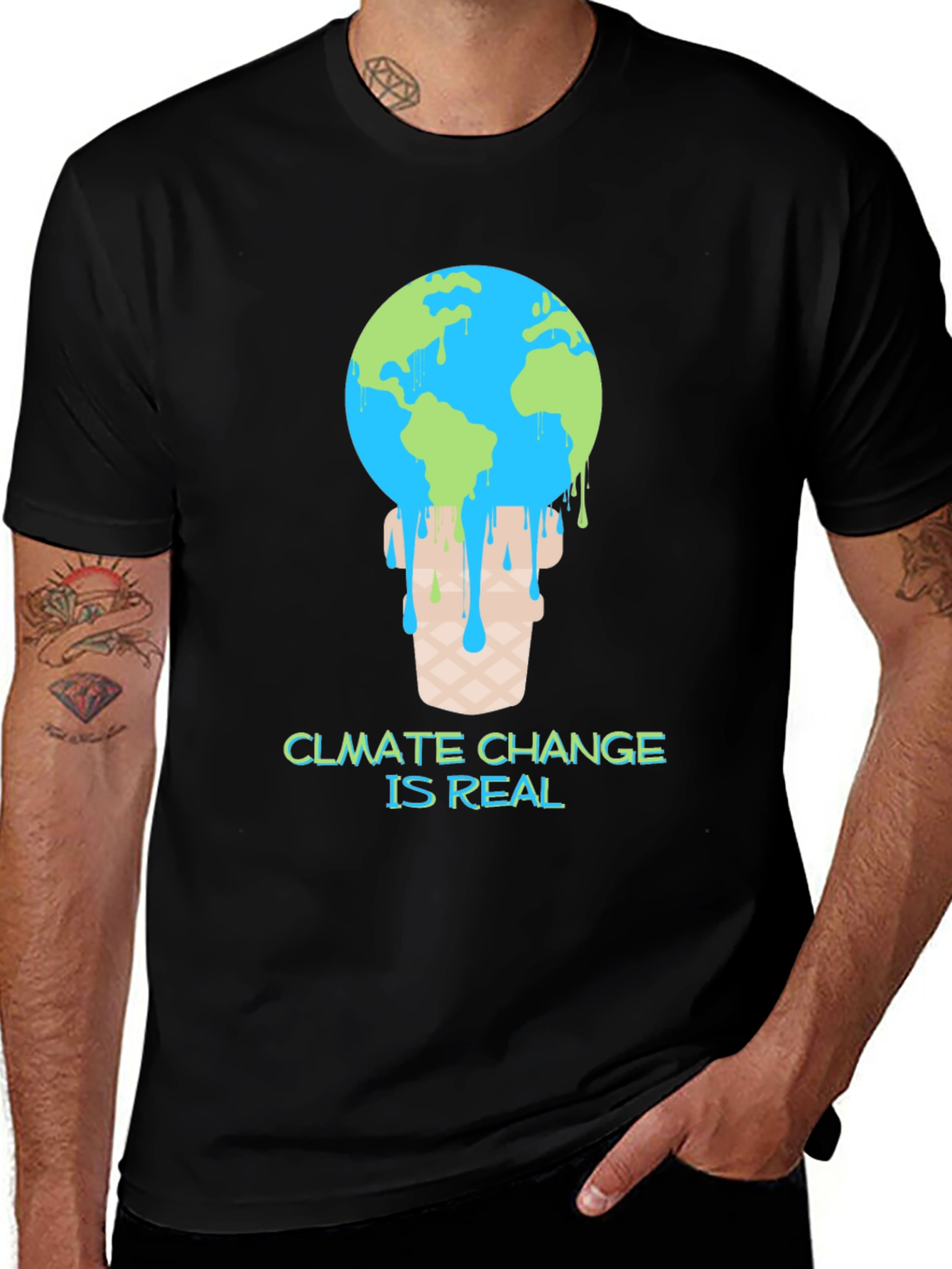 Variant 18 of Climate Change is Real Graphic Tee