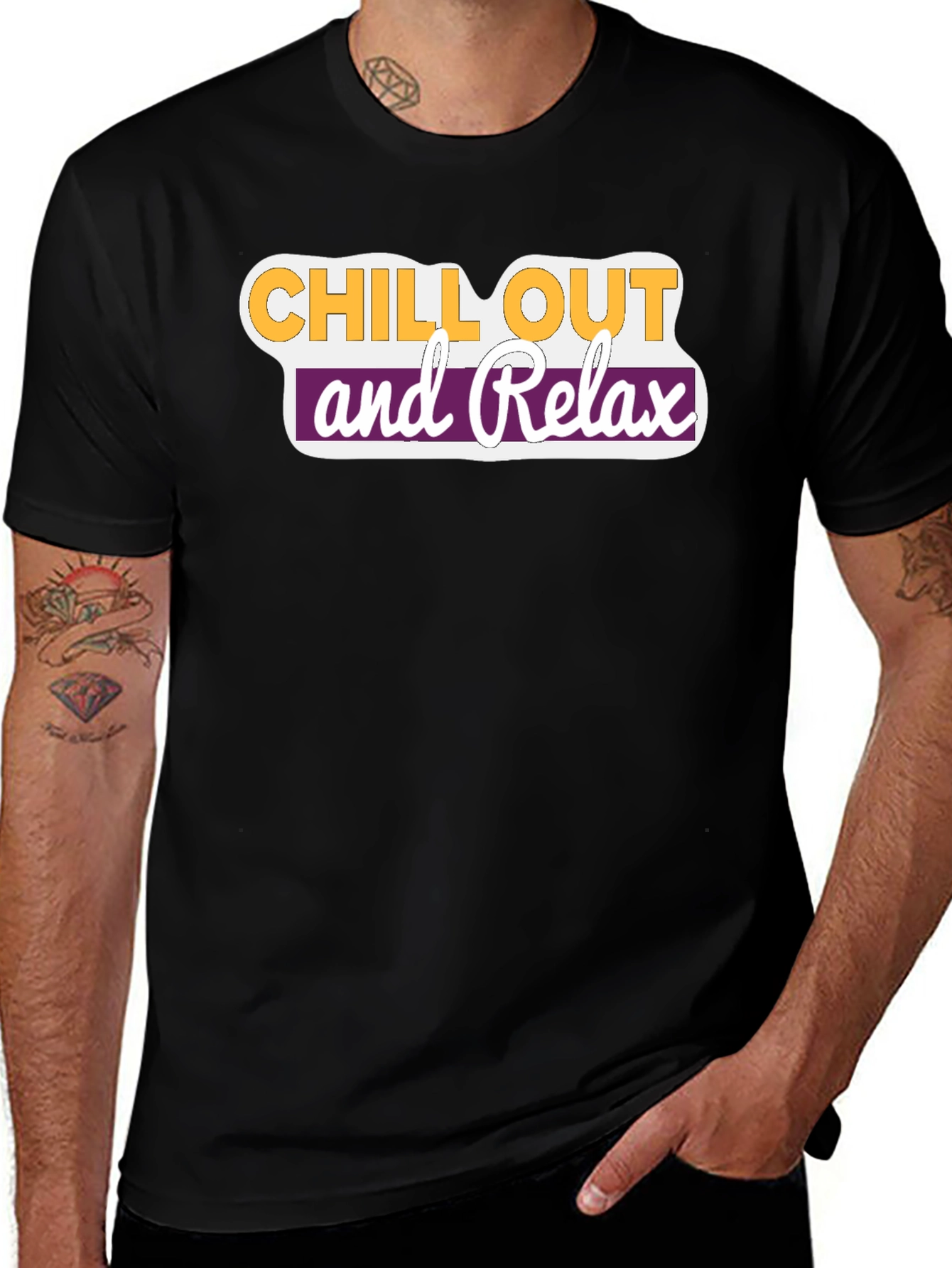 Variant 18 of Chill Out and Relax Graphic Tee