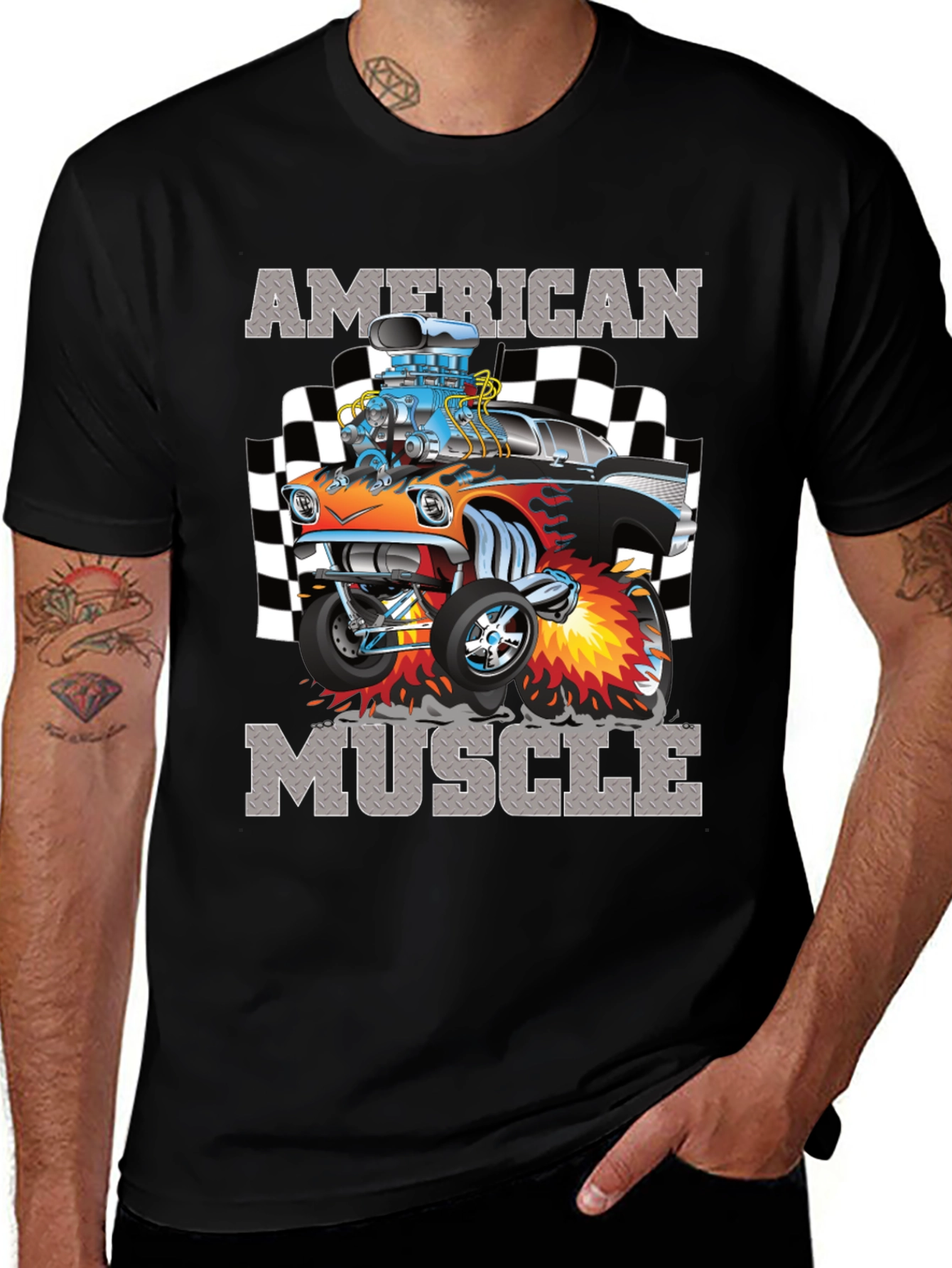 Variant 26 of American Muscle Car Graphic T-Shirt