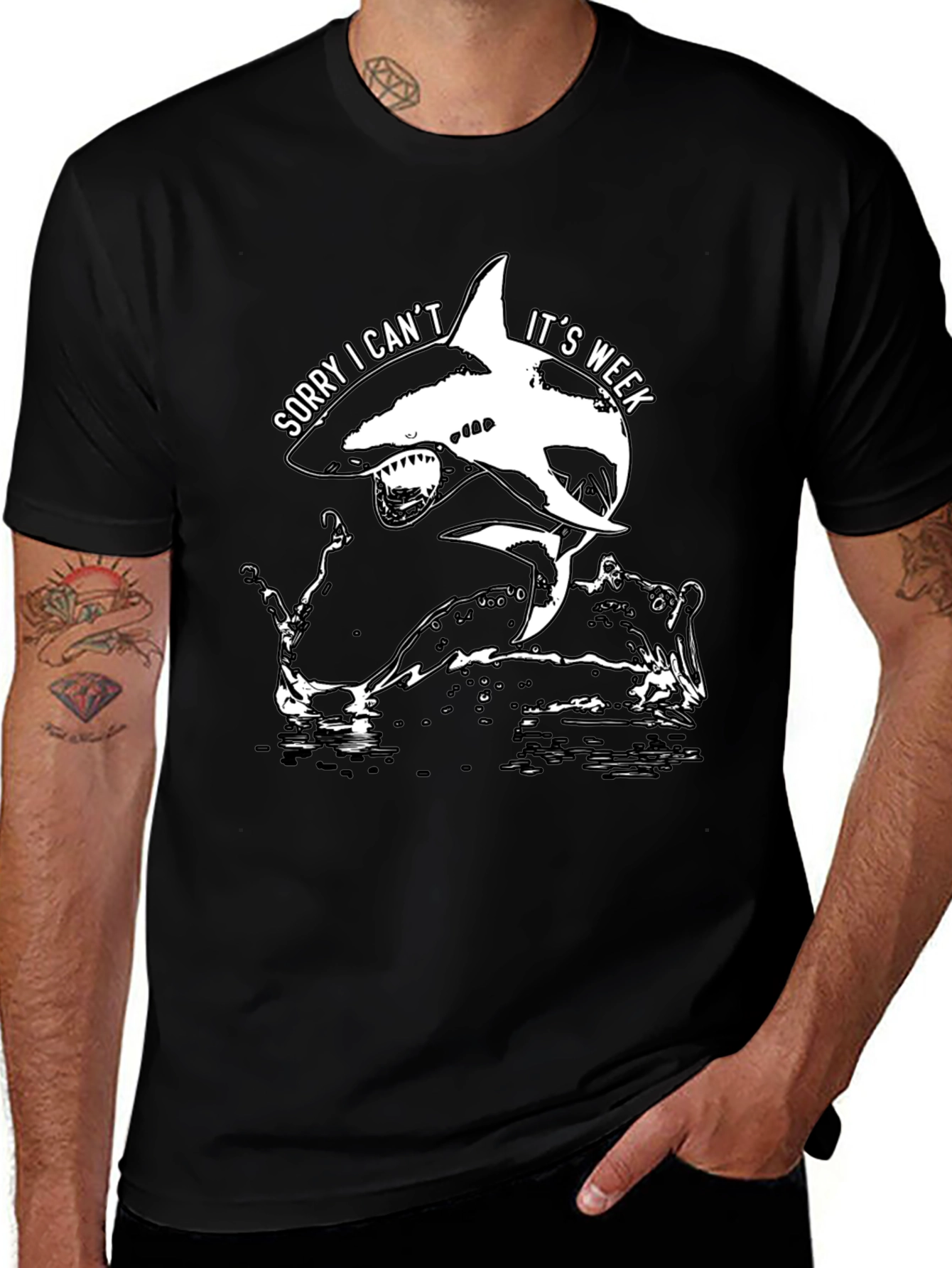 Shark Week T-Shirt - Sorry I Can't It's Week