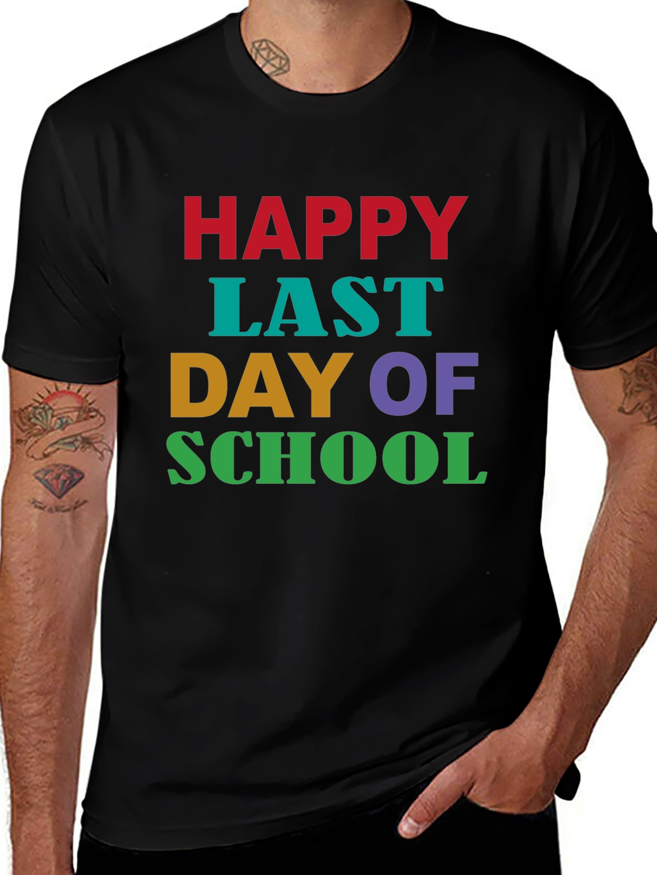 Variant 2 of Happy Last Day of School Graphic T-Shirt