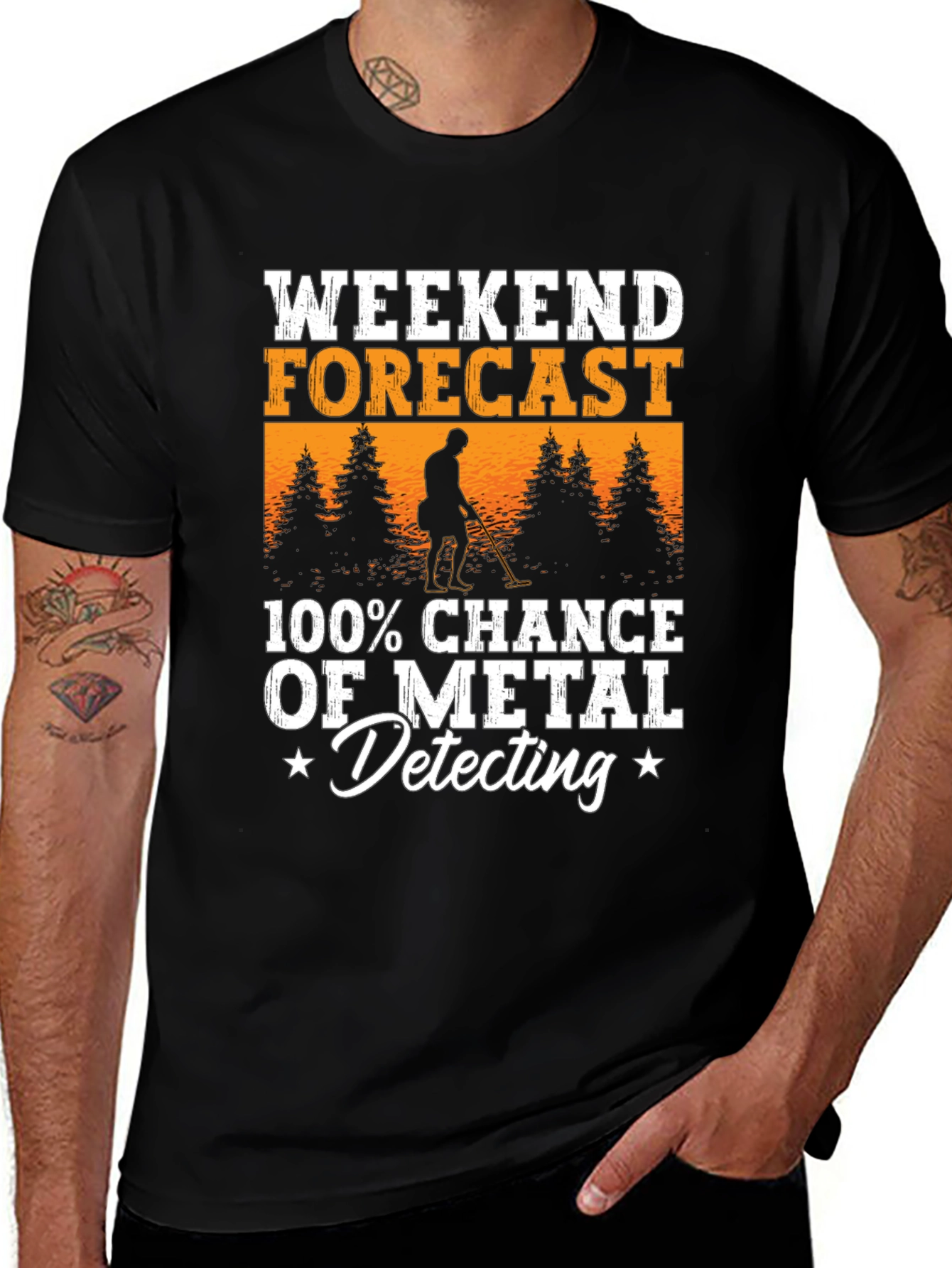 Variant 21 of Weekend Metal Detecting T-Shirt