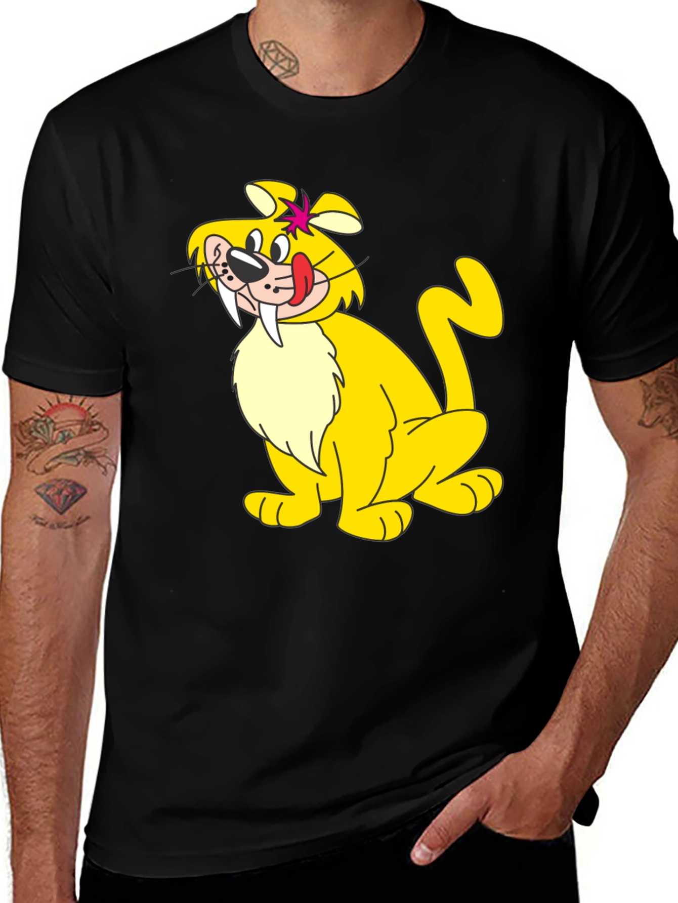 Variant 16 of Tundra Cartoon T-Shirt - Black