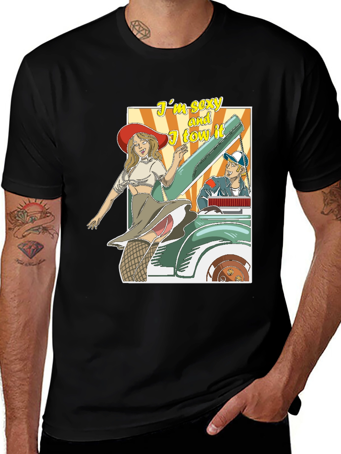 Variant 18 of I'm Sexy and I Tow It T-Shirt