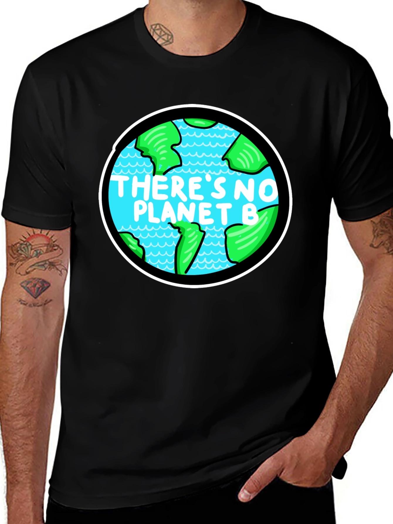 Variant 7 of Eco-Friendly "There's No Planet B" Graphic Tee