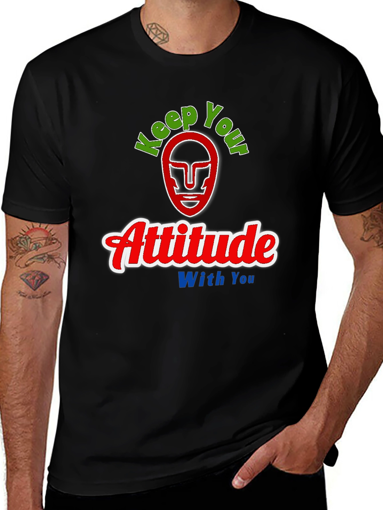 Variant 3 of Keep Your Attitude T-Shirt