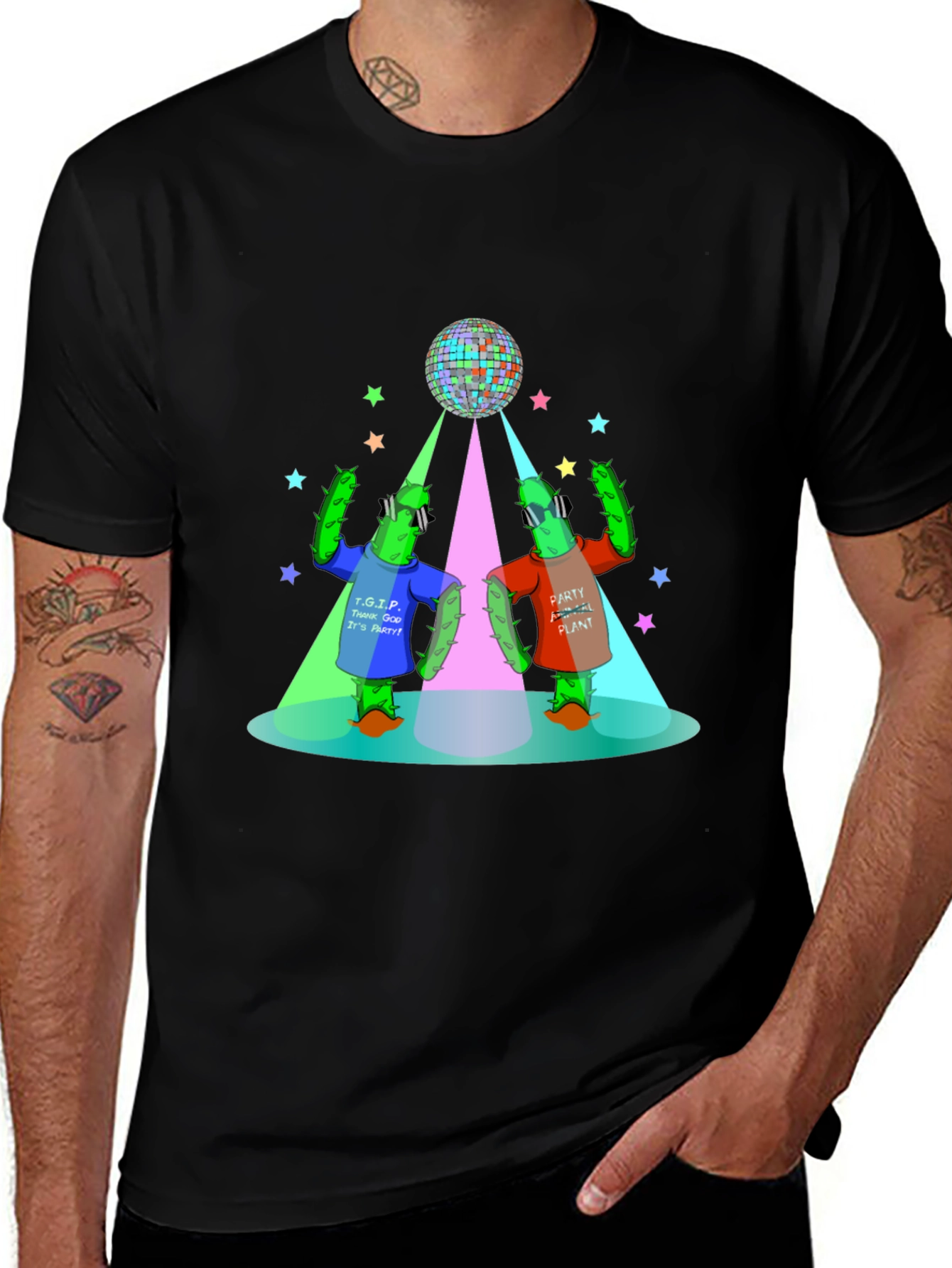 Variant 5 of Dancing Cactus T-Shirt - Party Plant