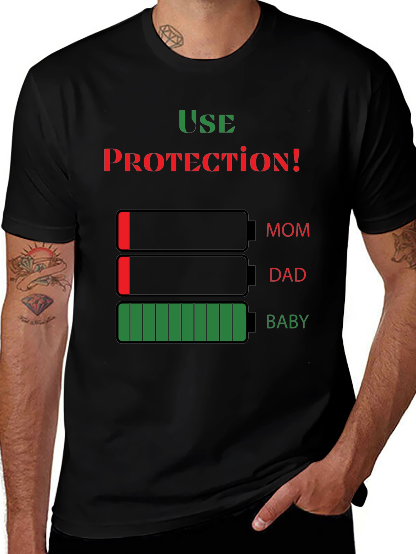 Variant 26 of Use Protection Family T-Shirt