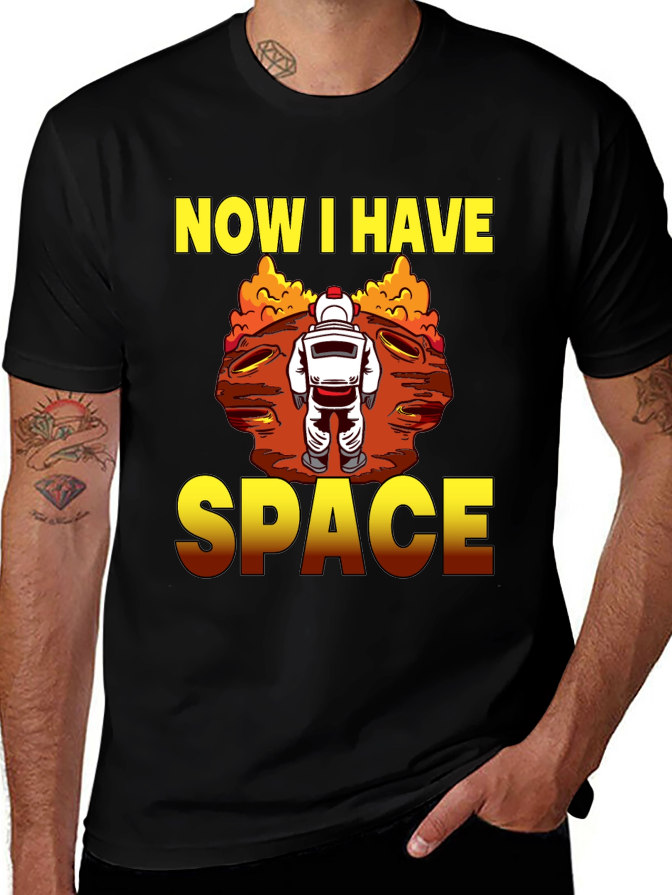 Variant 24 of Now I Have Space T-Shirt - Astronaut Design