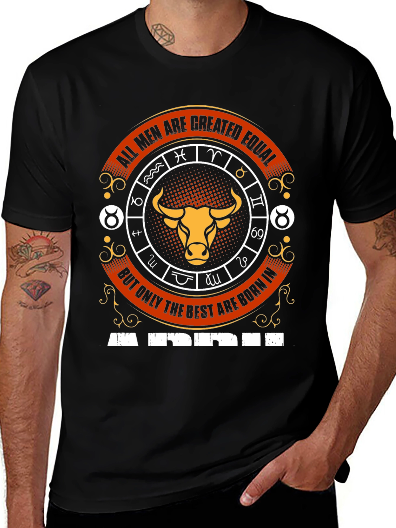 Taurus Zodiac Men's T-Shirt
