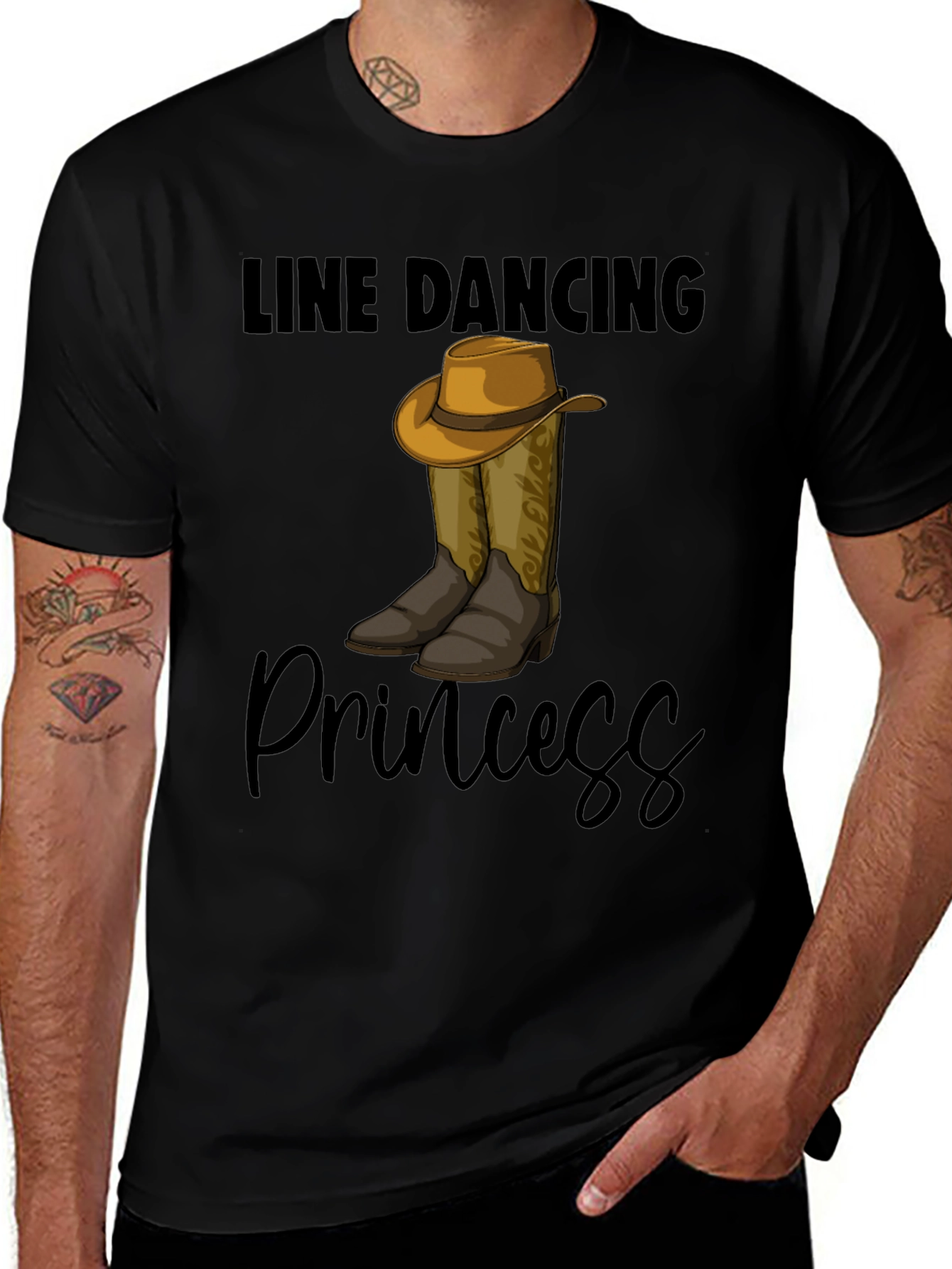 Variant 18 of Line Dancing Princess Graphic Tee