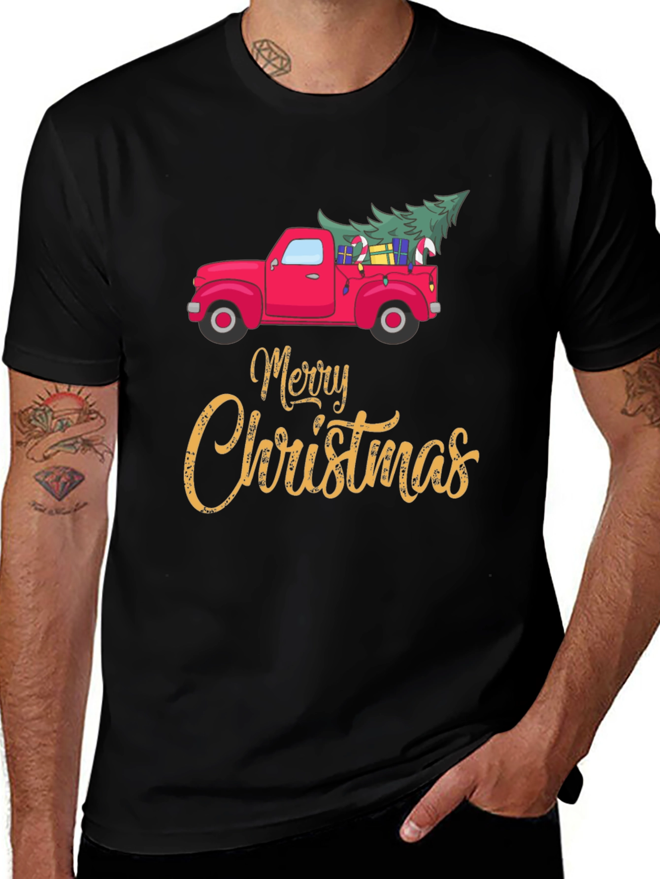 Merry Christmas Truck T-Shirt