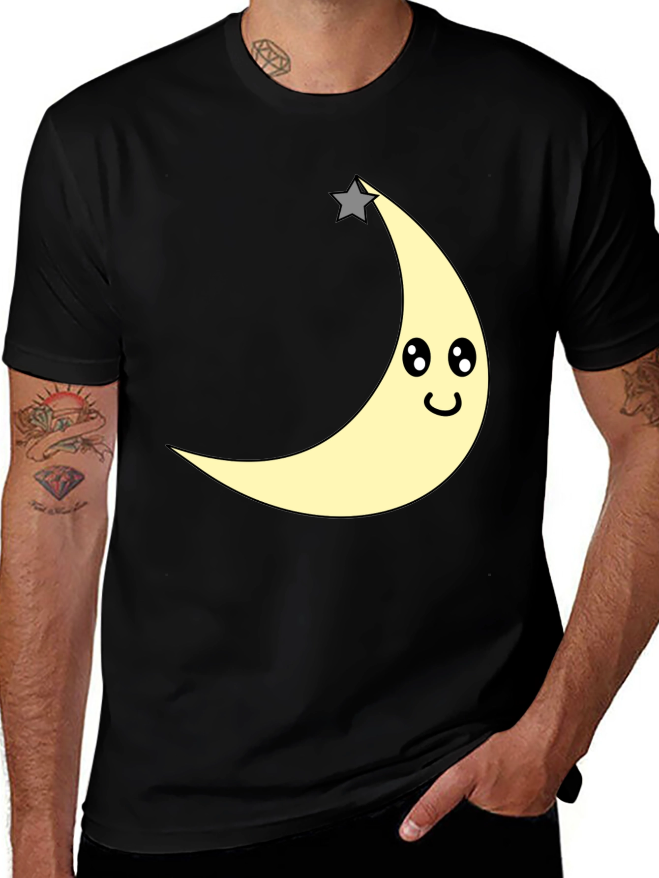 Variant 12 of Moon and Star Graphic T-Shirt
