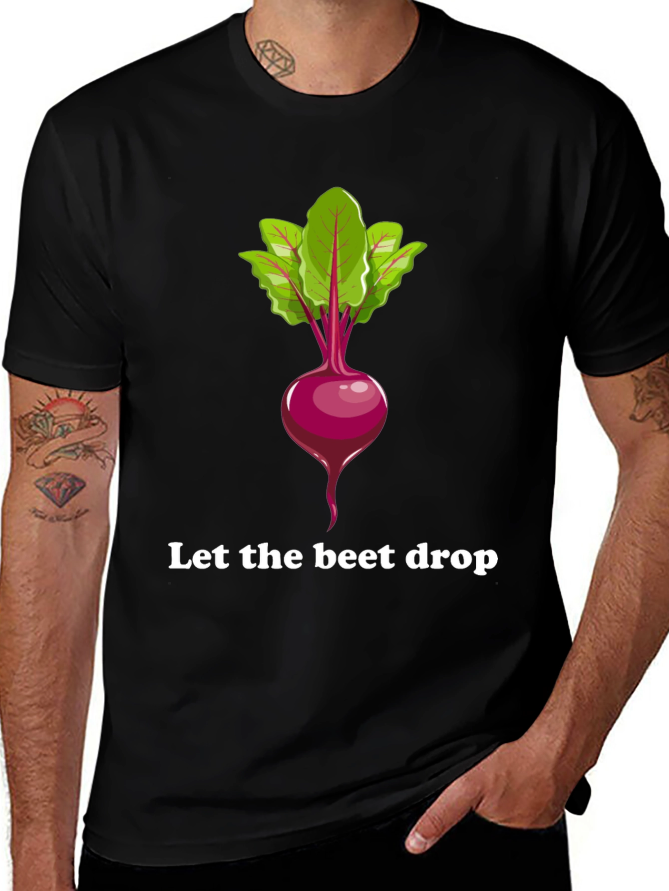 Variant 19 of Let the Beet Drop Graphic T-Shirt