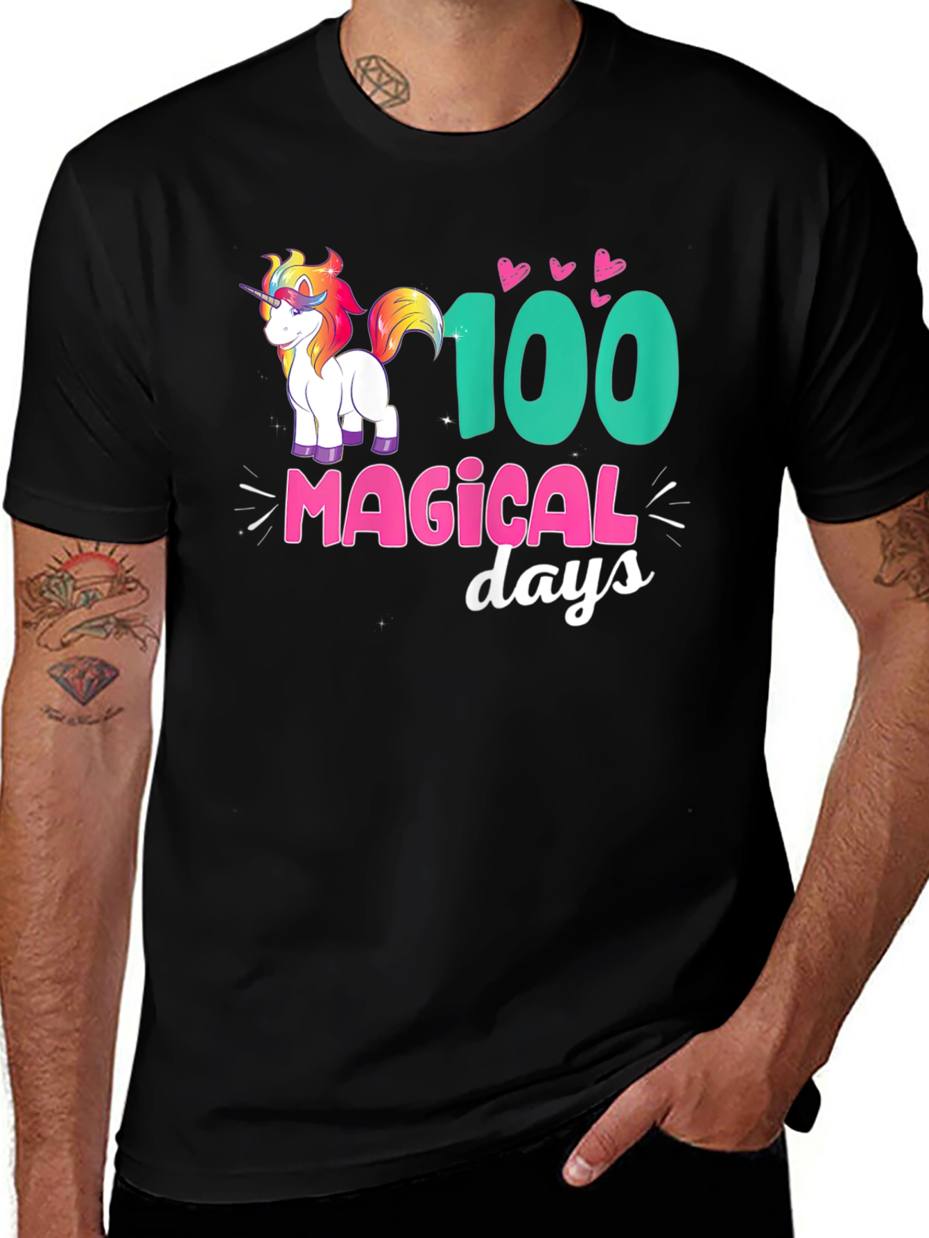Variant 6 of 100 Magical Days Unicorn T-Shirt