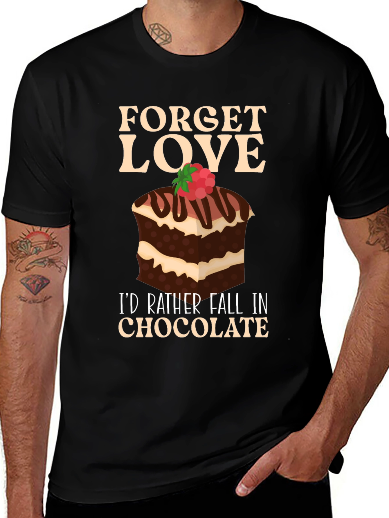 Variant 17 of Forget Love, Fall In Chocolate T-Shirt
