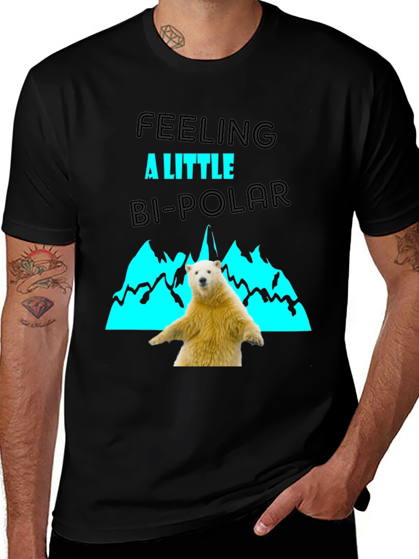 Variant 10 of Feeling A Little Bi-Polar T-Shirt