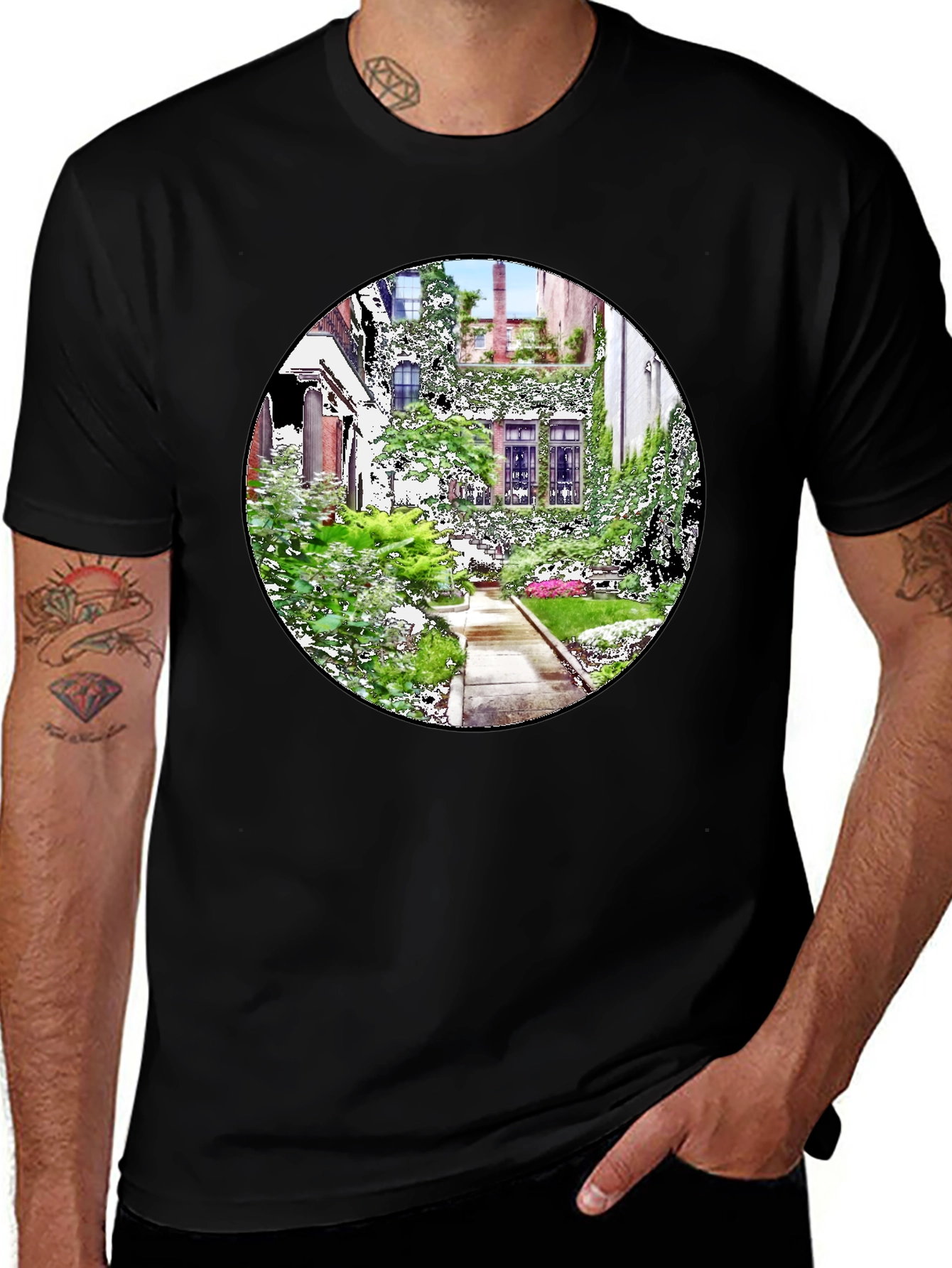 Urban Garden T-Shirt - Nature Inspired Design